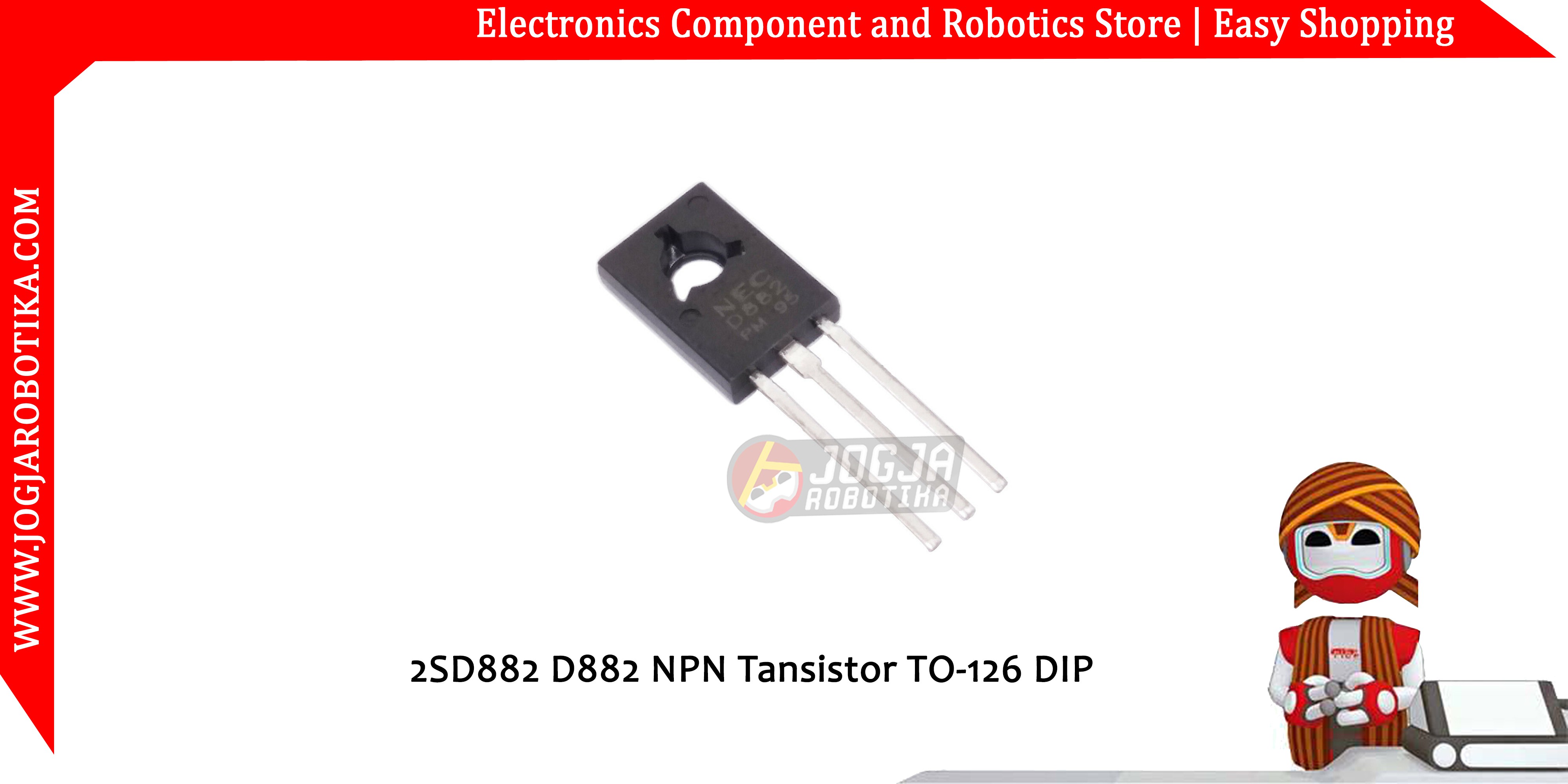 2SD882 D882 NPN Tansistor TO-126 DIP