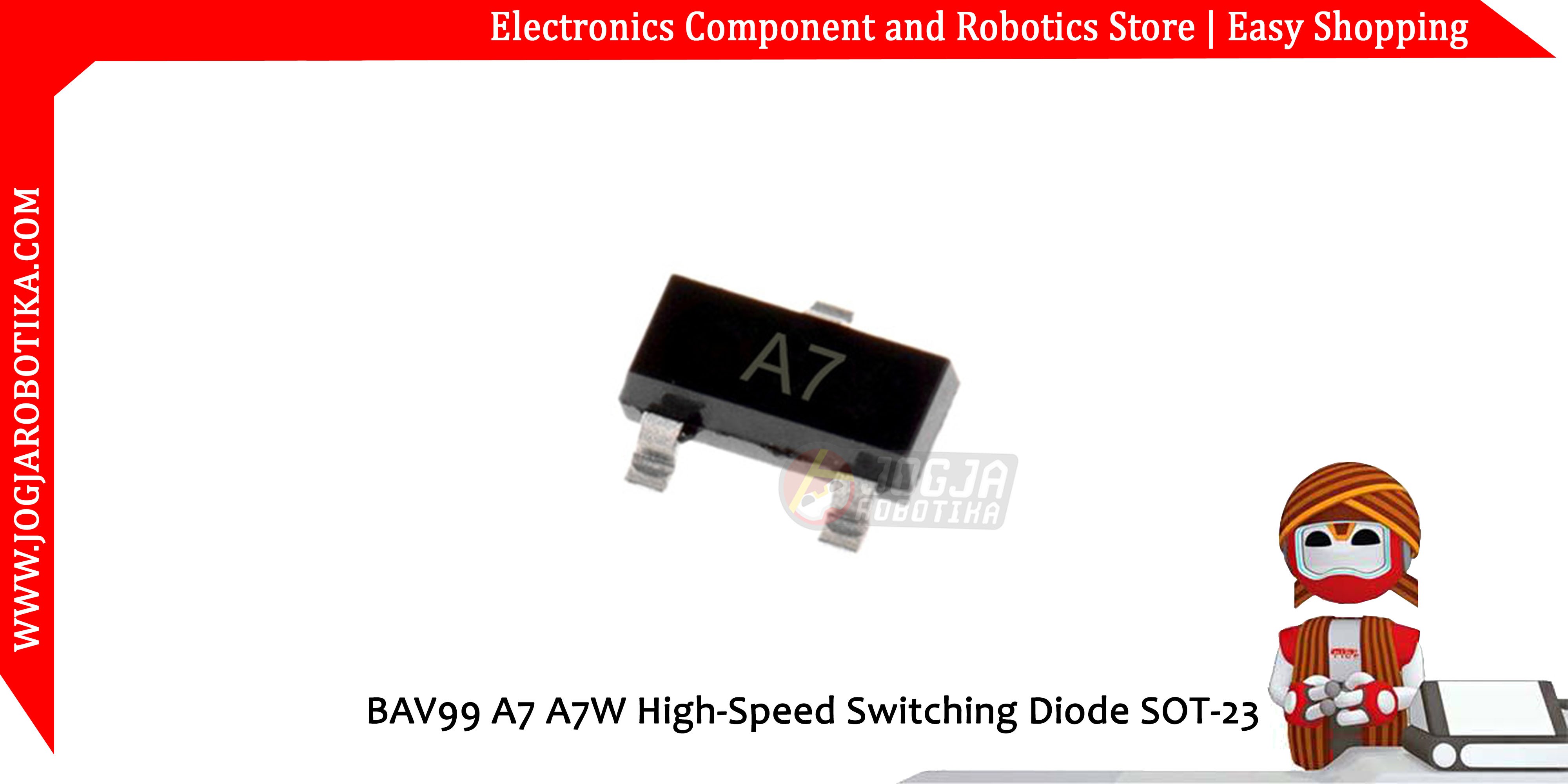 BAV99 A7 A7W High-Speed Switching Diode SOT-23