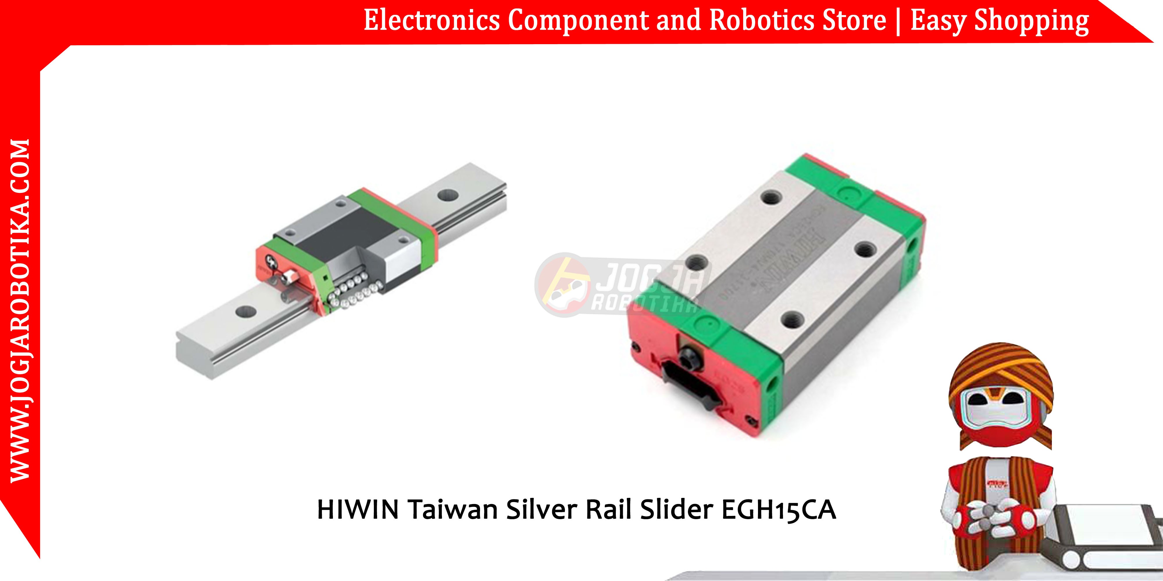 HIWIN Taiwan Silver Rail Slider EGH15CA Bearing