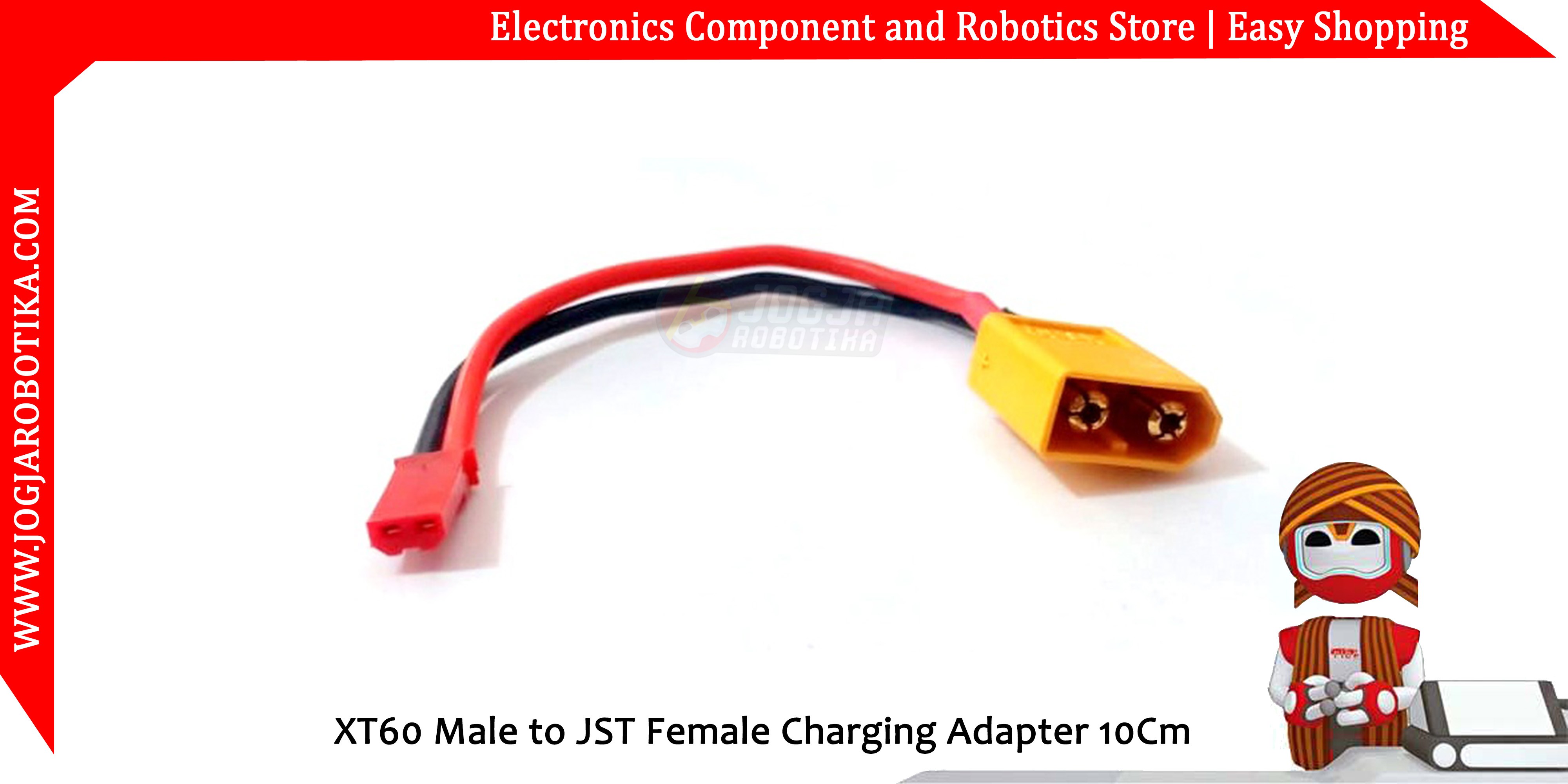 XT60 Male to JST Female Charging Adapter 10Cm