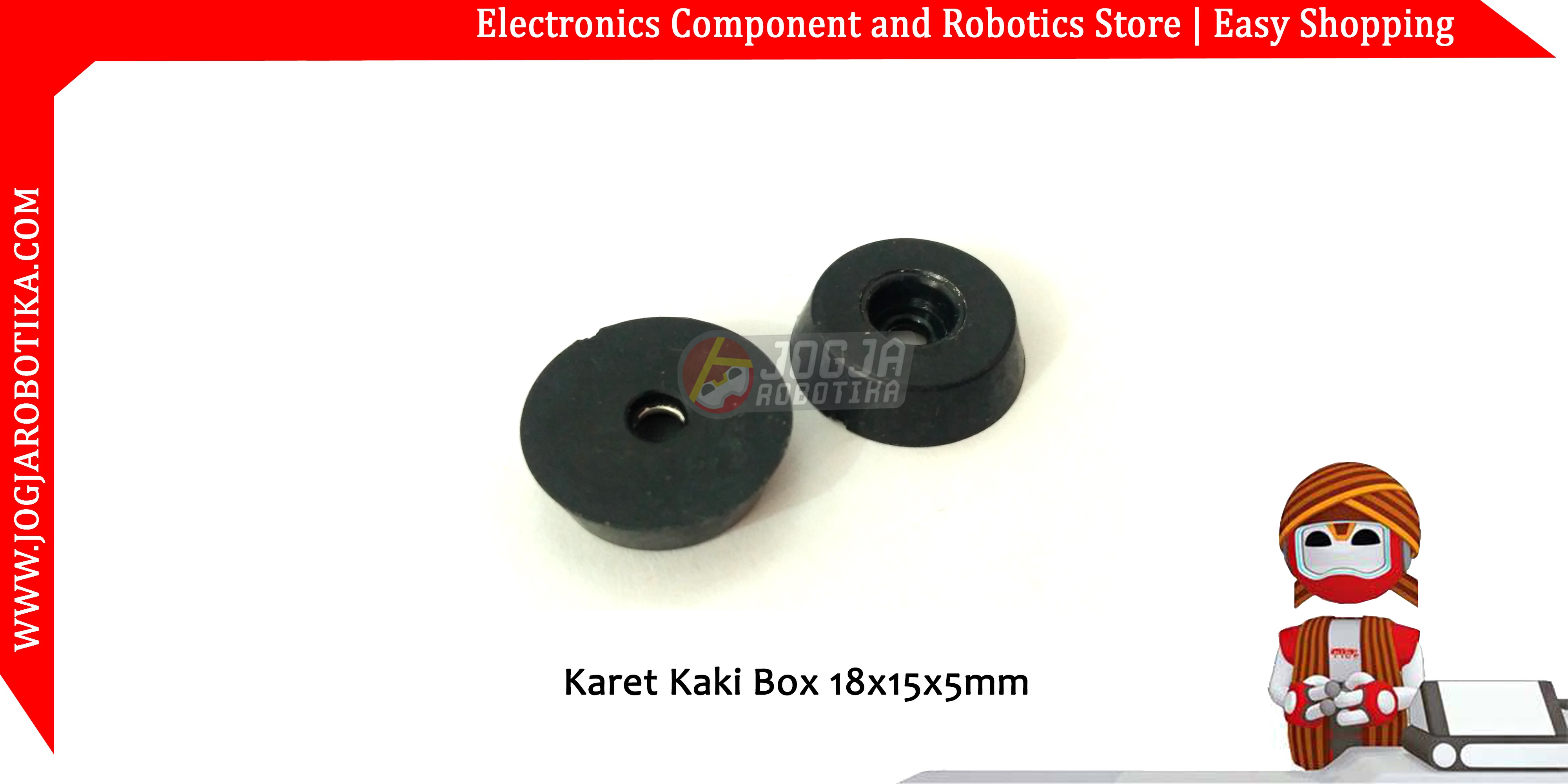 Karet Kaki Box 18x15x5mm