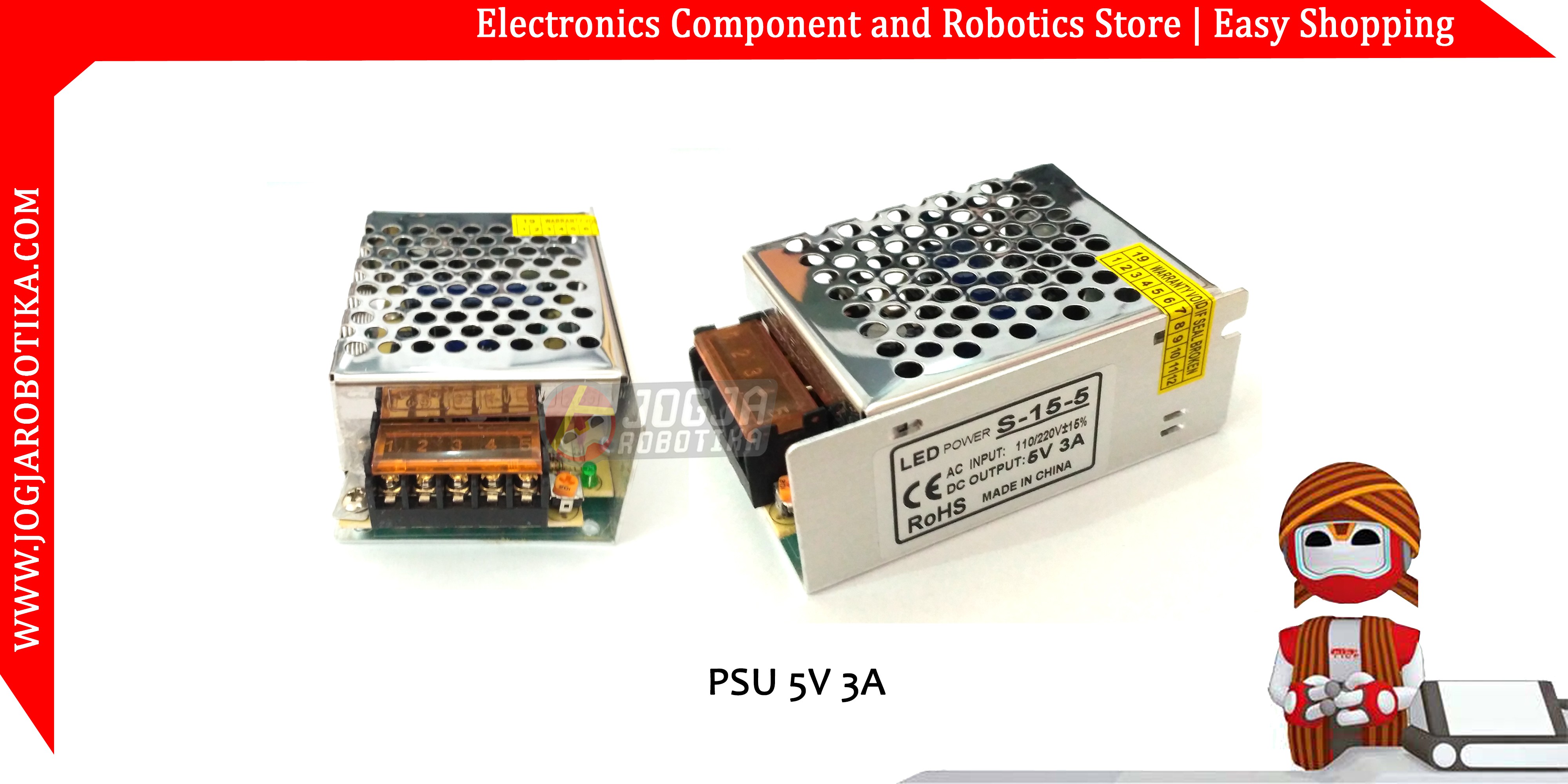 POWER SUPPLY SWITCHING PSU 5V 3A