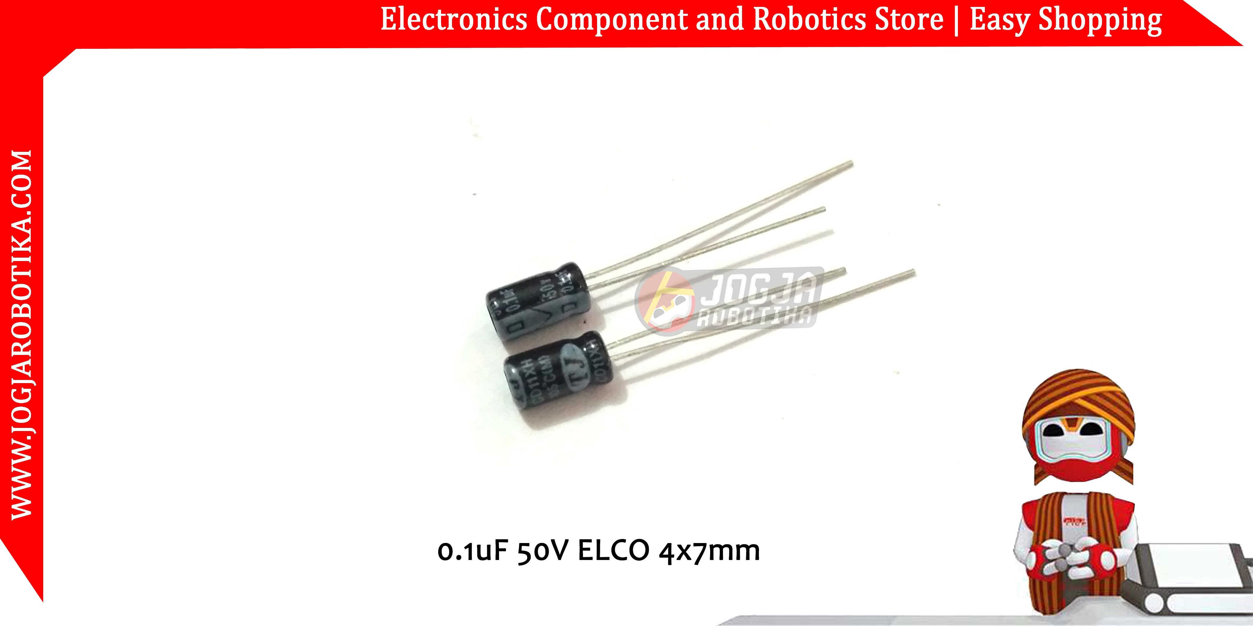 0.1uF/50V ELCO 4x7mm