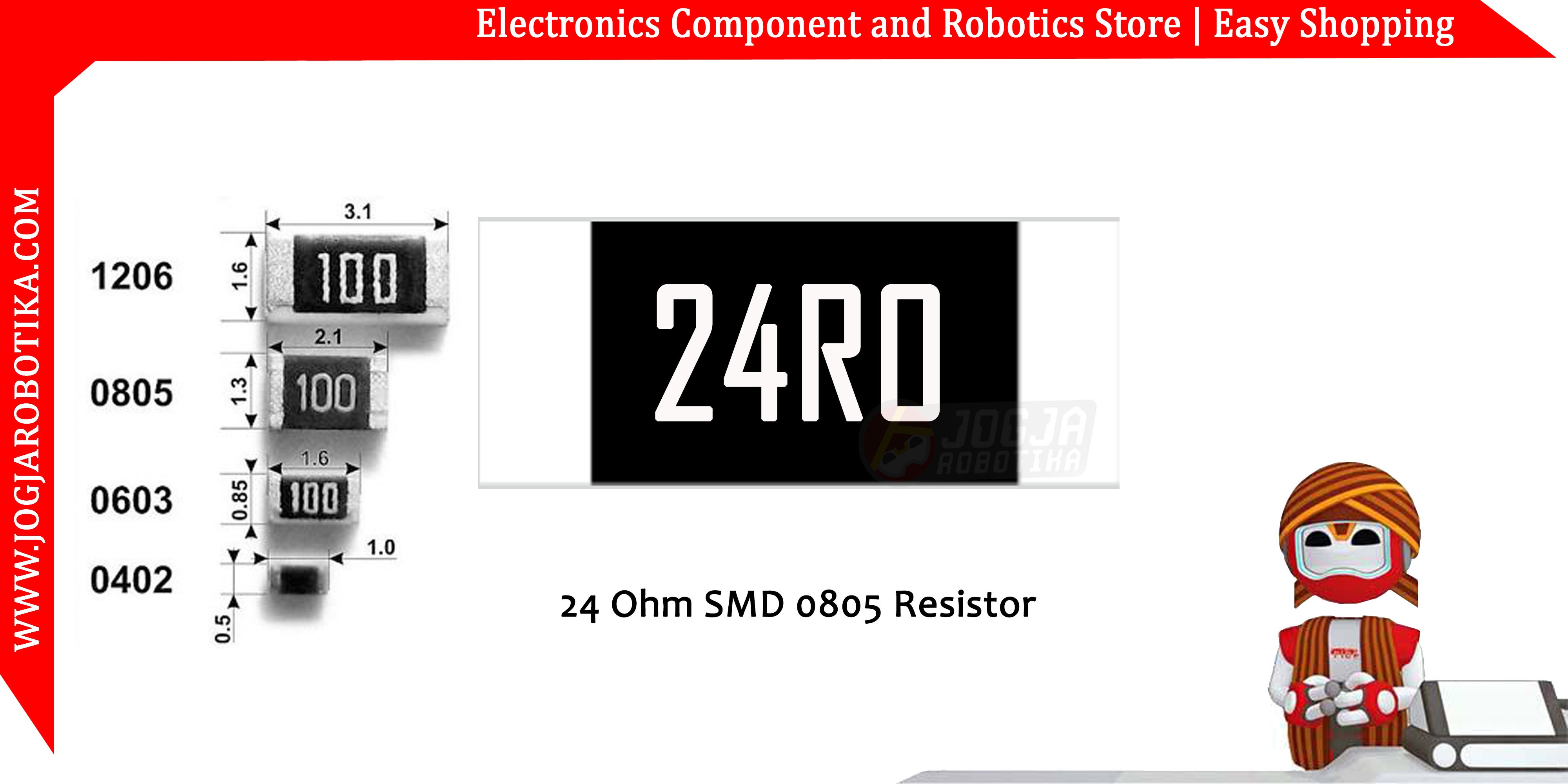 24 Ohm SMD0805 Resistor