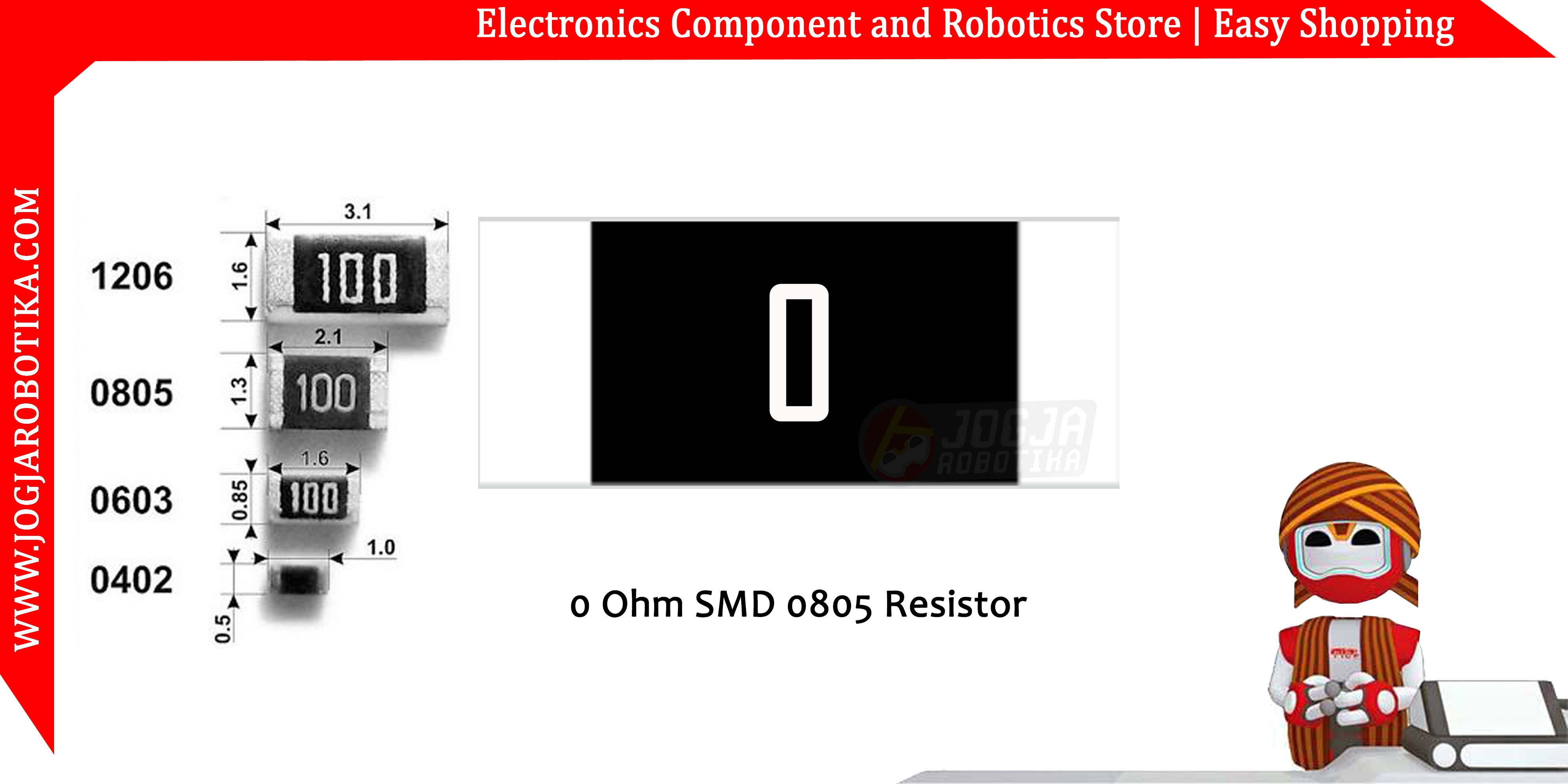 0 Ohm SMD0805 Resistor