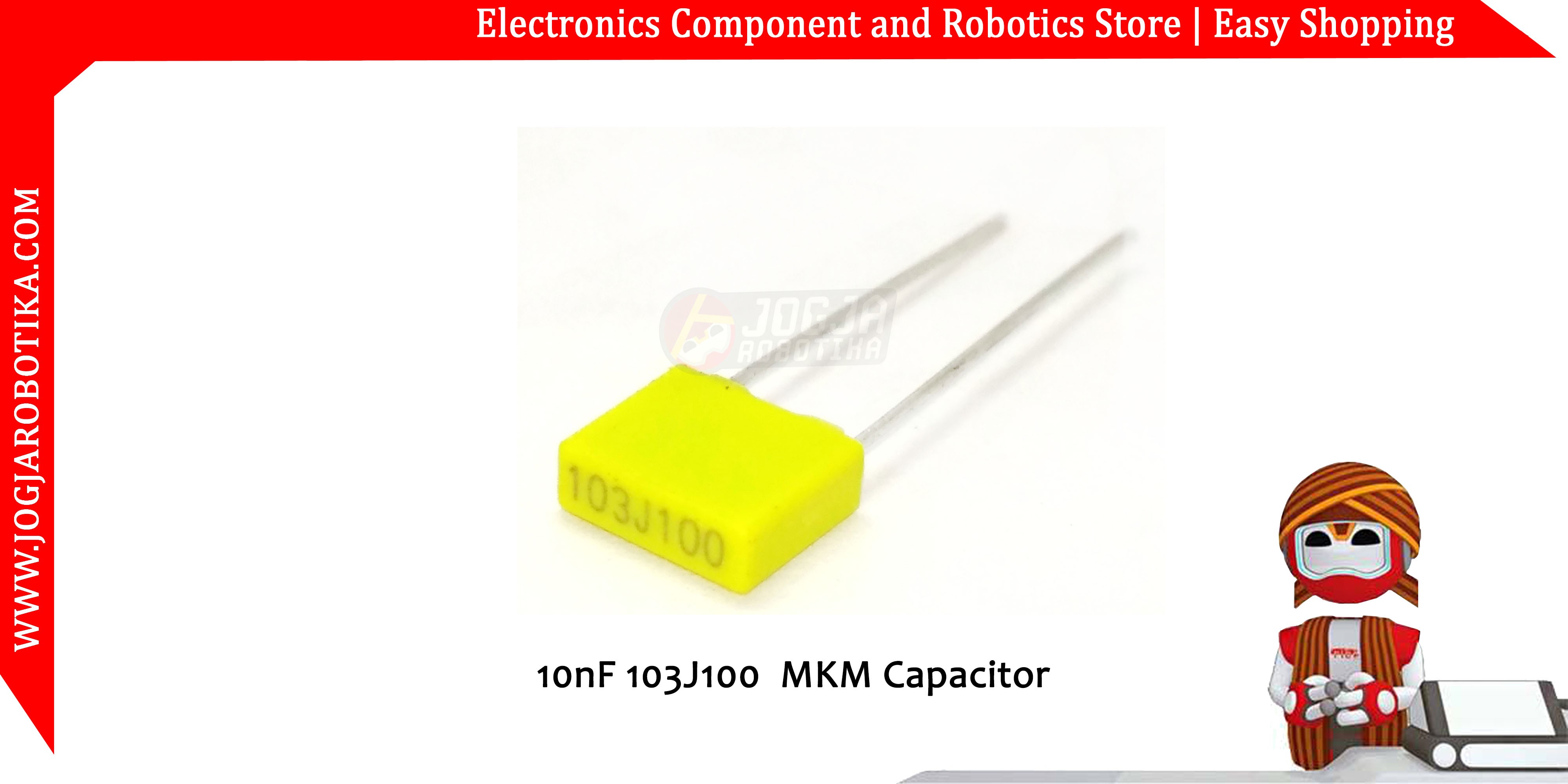 10nF 103J100  MKM Capacitor