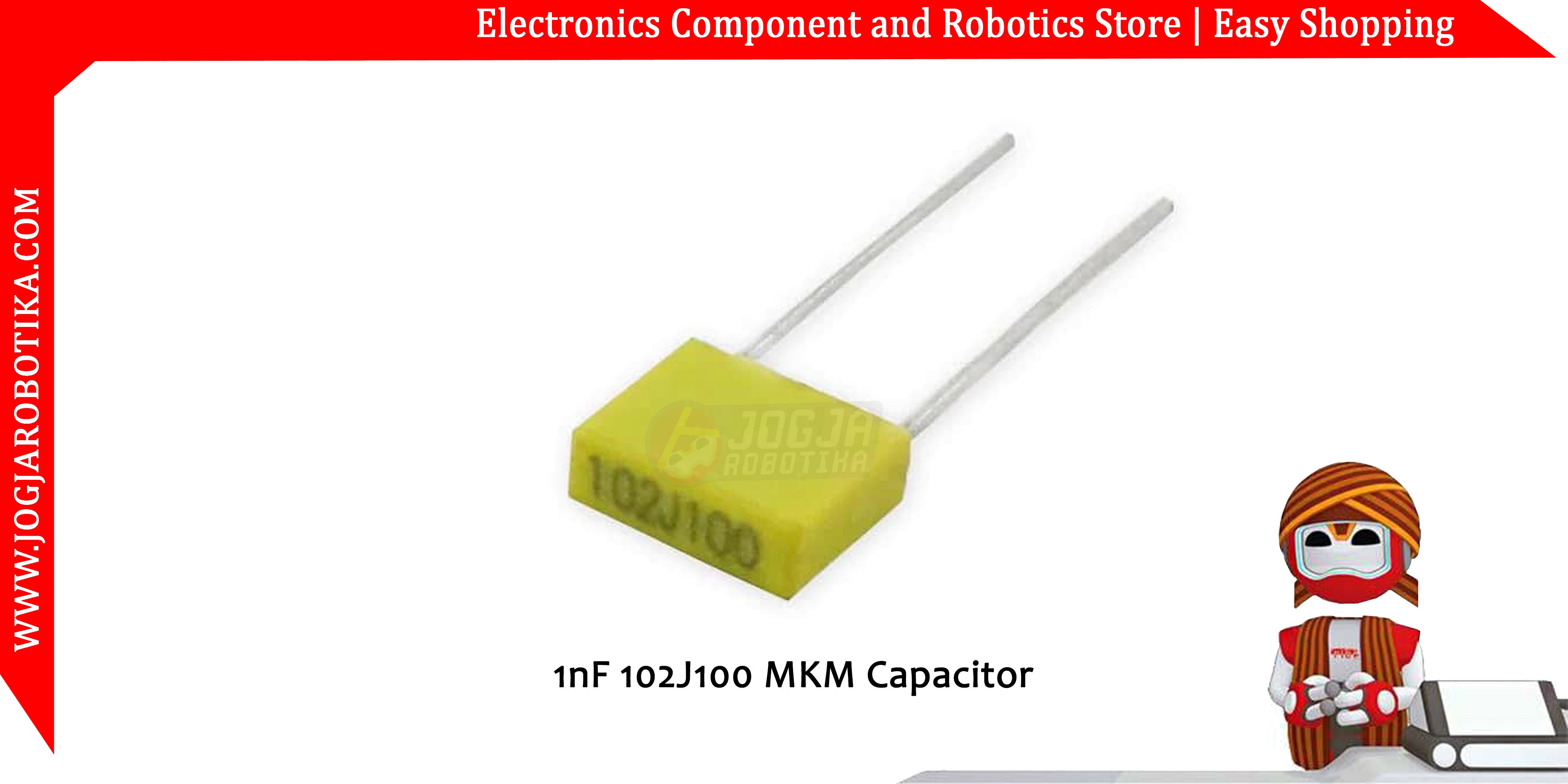 1nF 102J100 MKM Capacitor