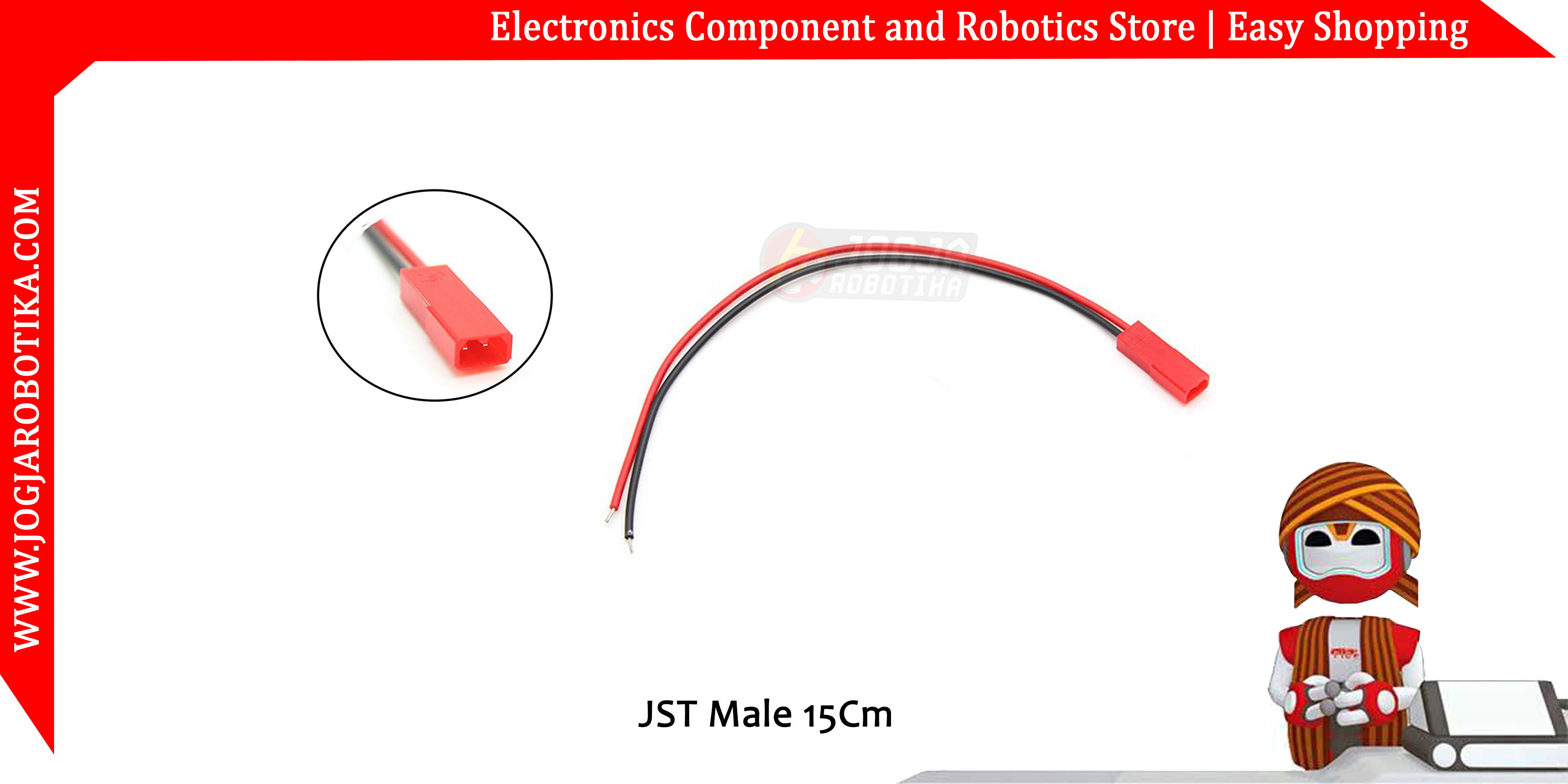 JST Male 15Cm
