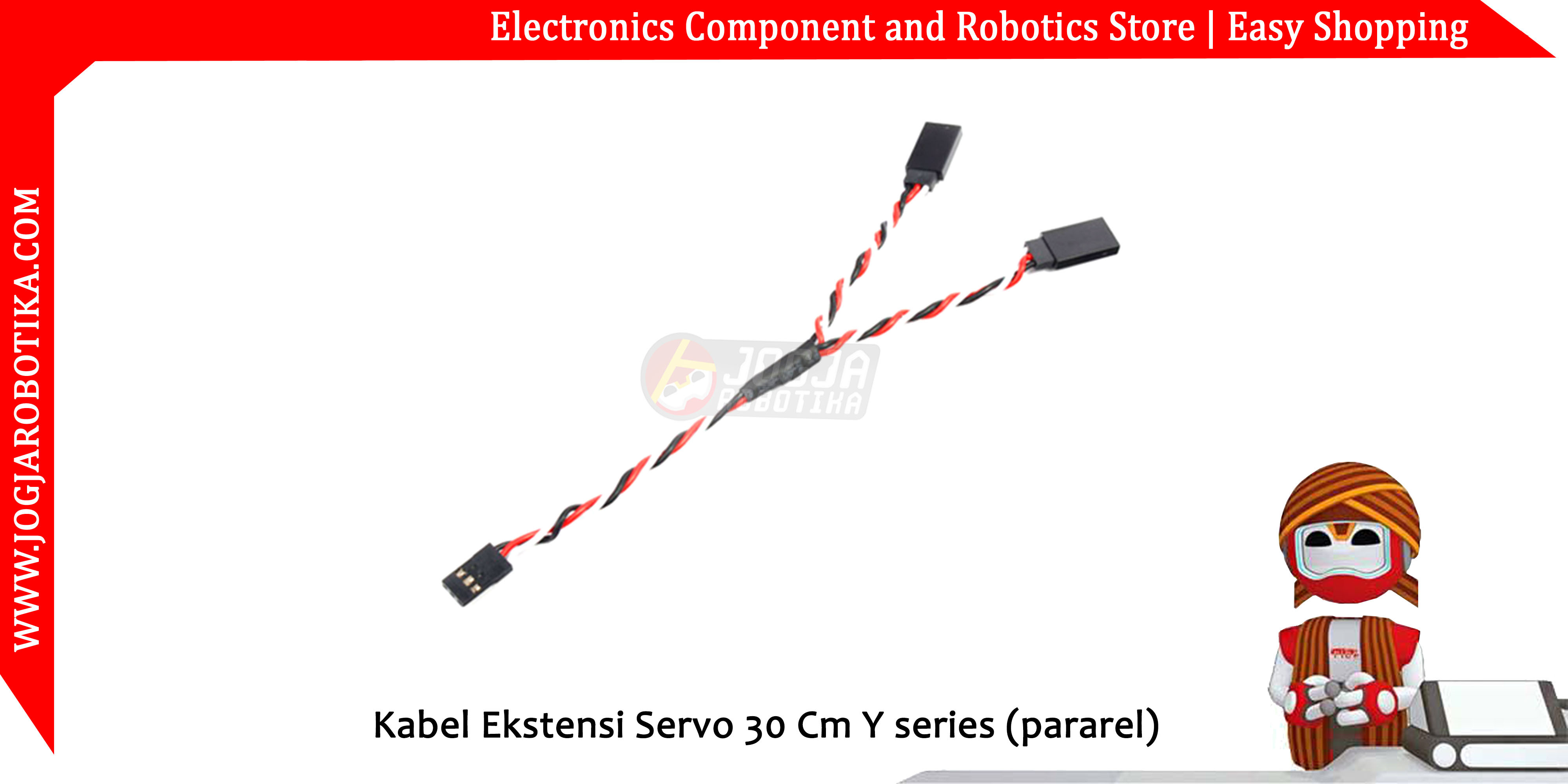 Kabel Ekstensi Servo 30 Cm Y series (pararel)