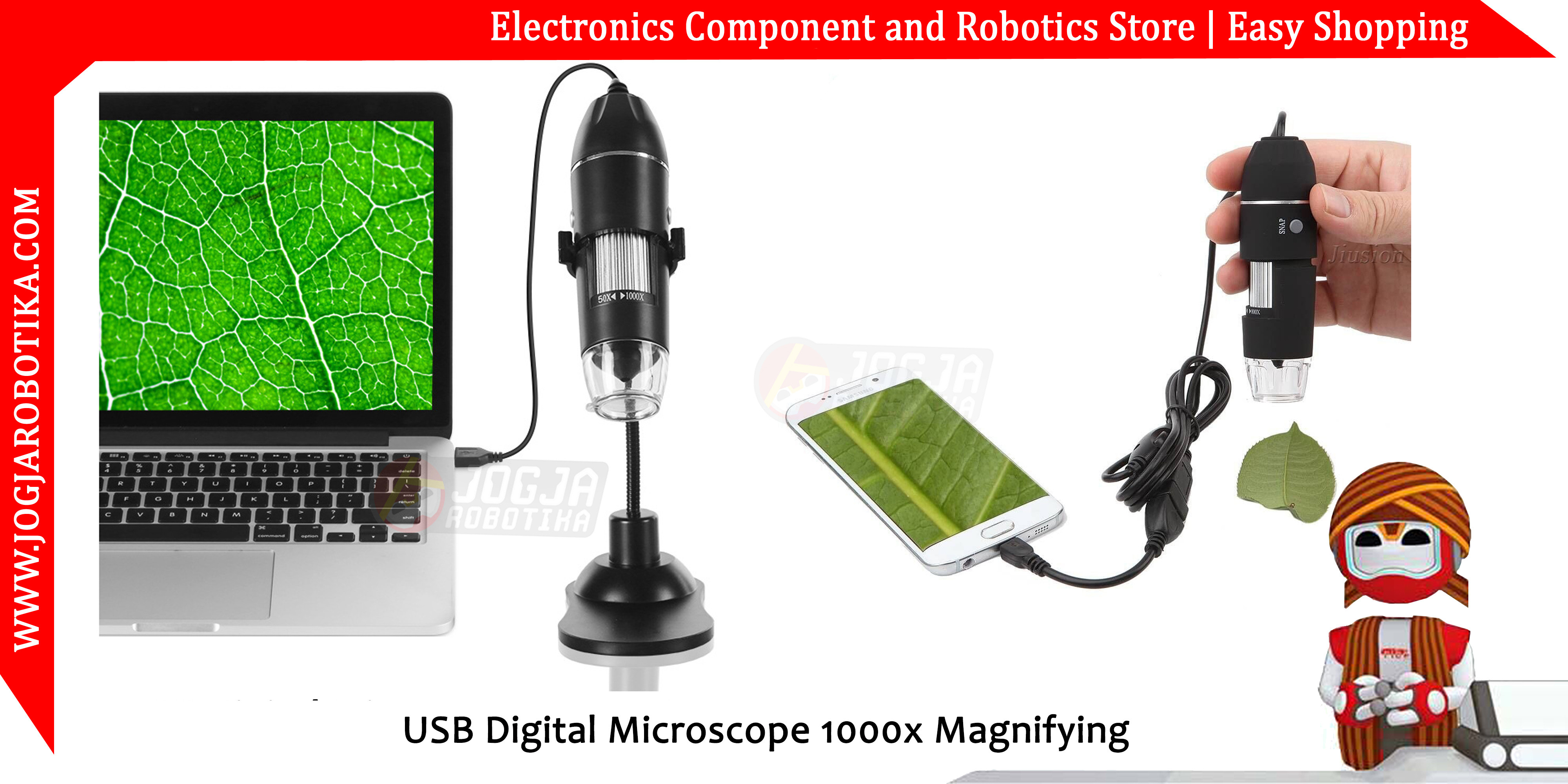 USB Digital Microscope 1000x Magnifying