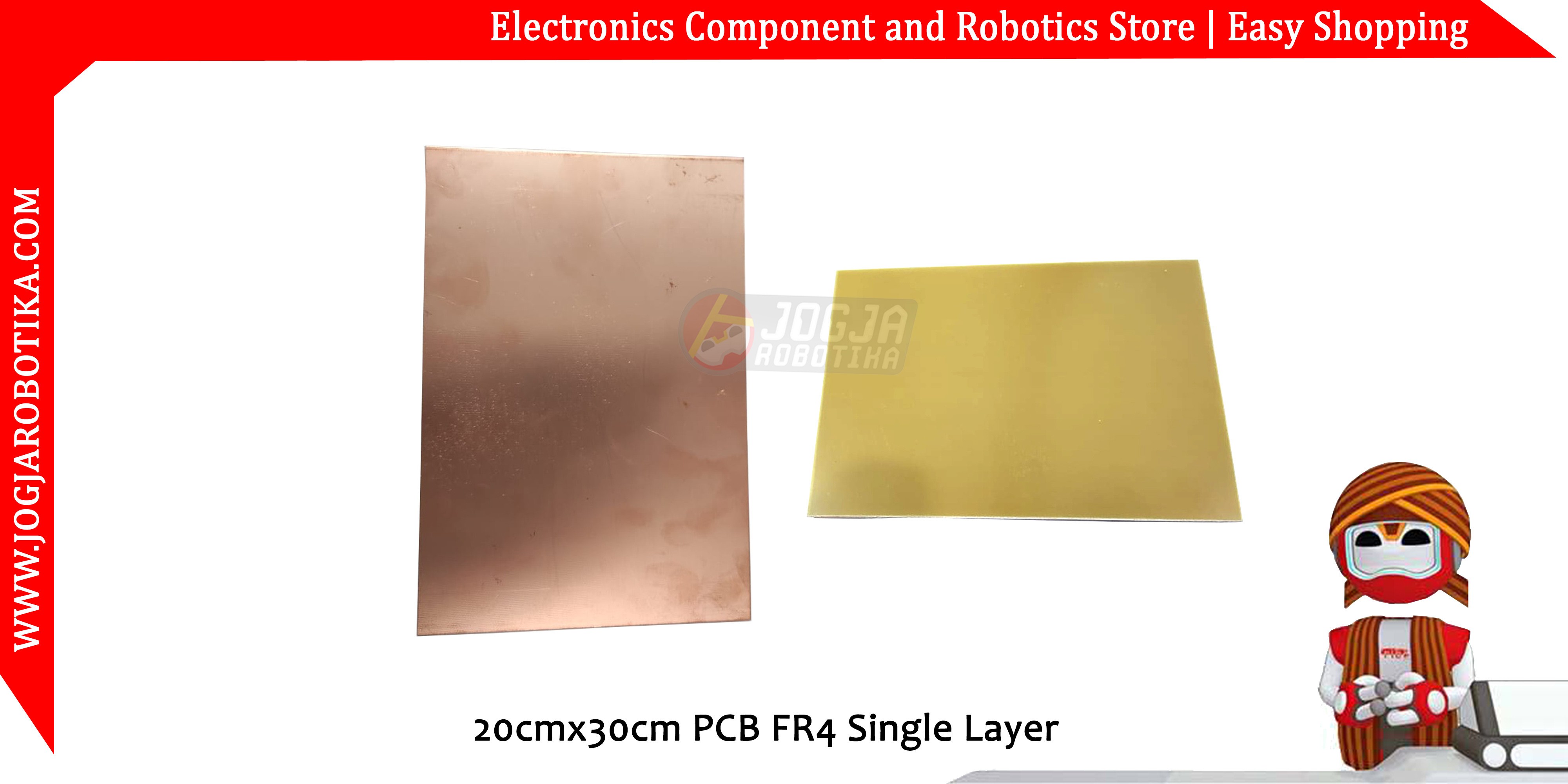20cmx30cm PCB FR4 Single Layer