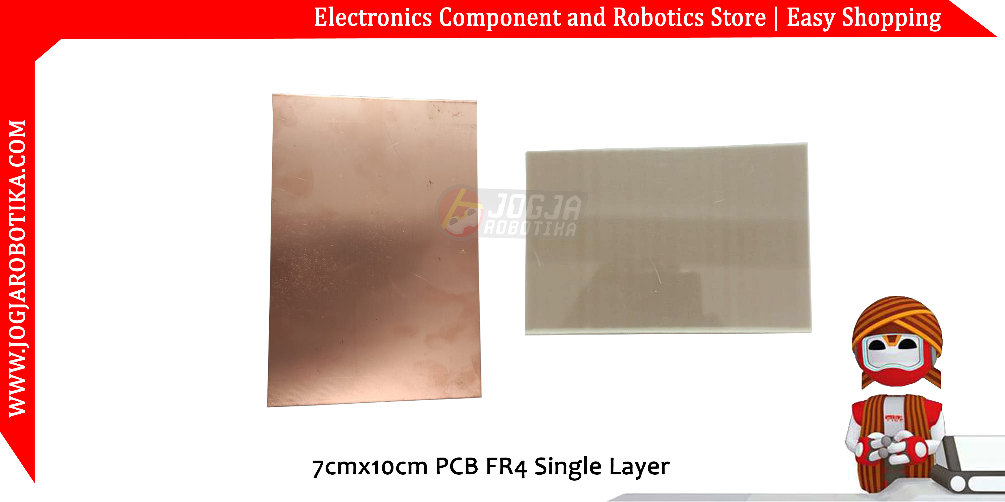 7cmx10cm PCB FR4 Single Layer