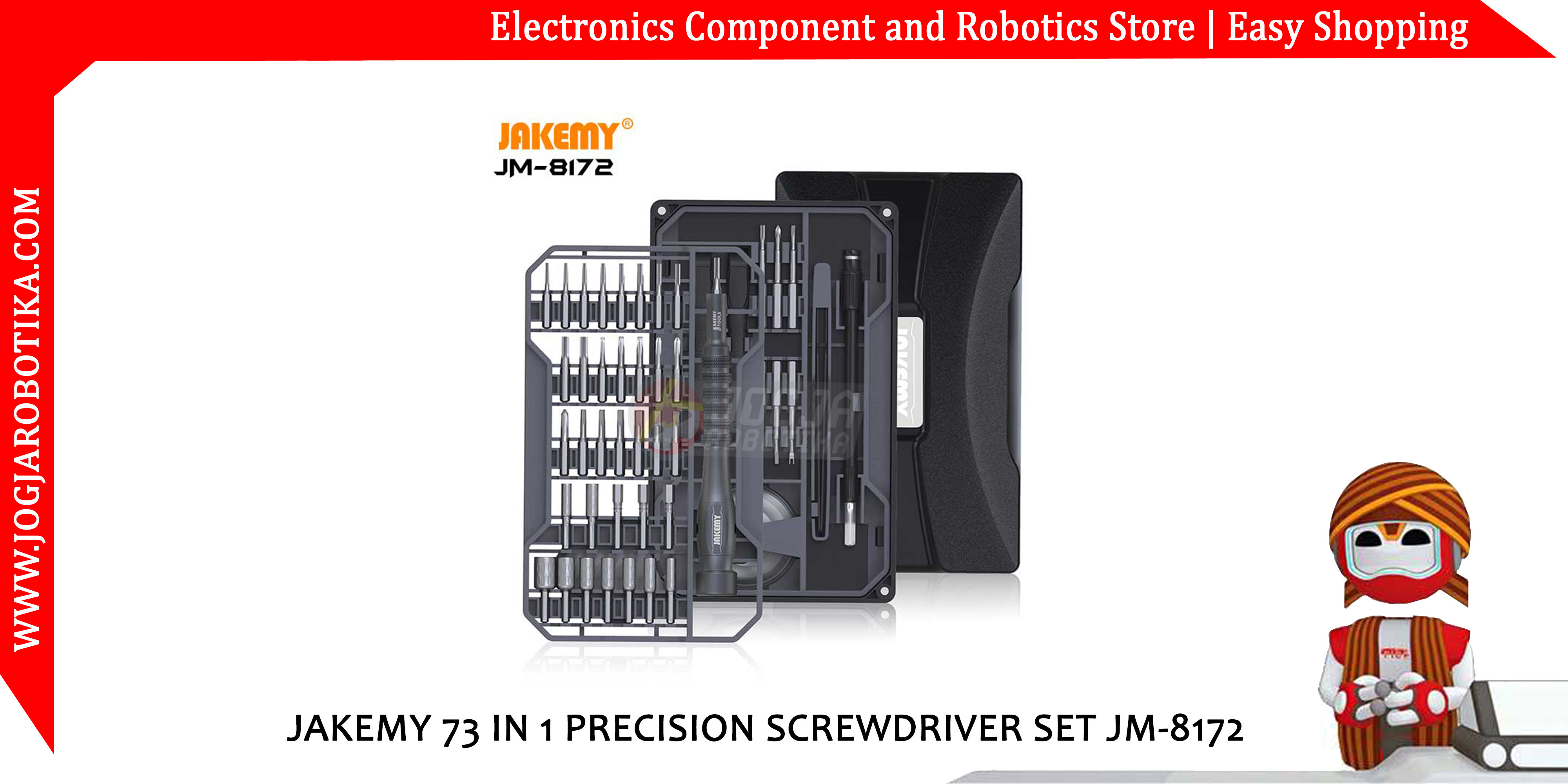 JAKEMY 73 IN 1 PRECISION SCREWDRIVER SET JM-8172