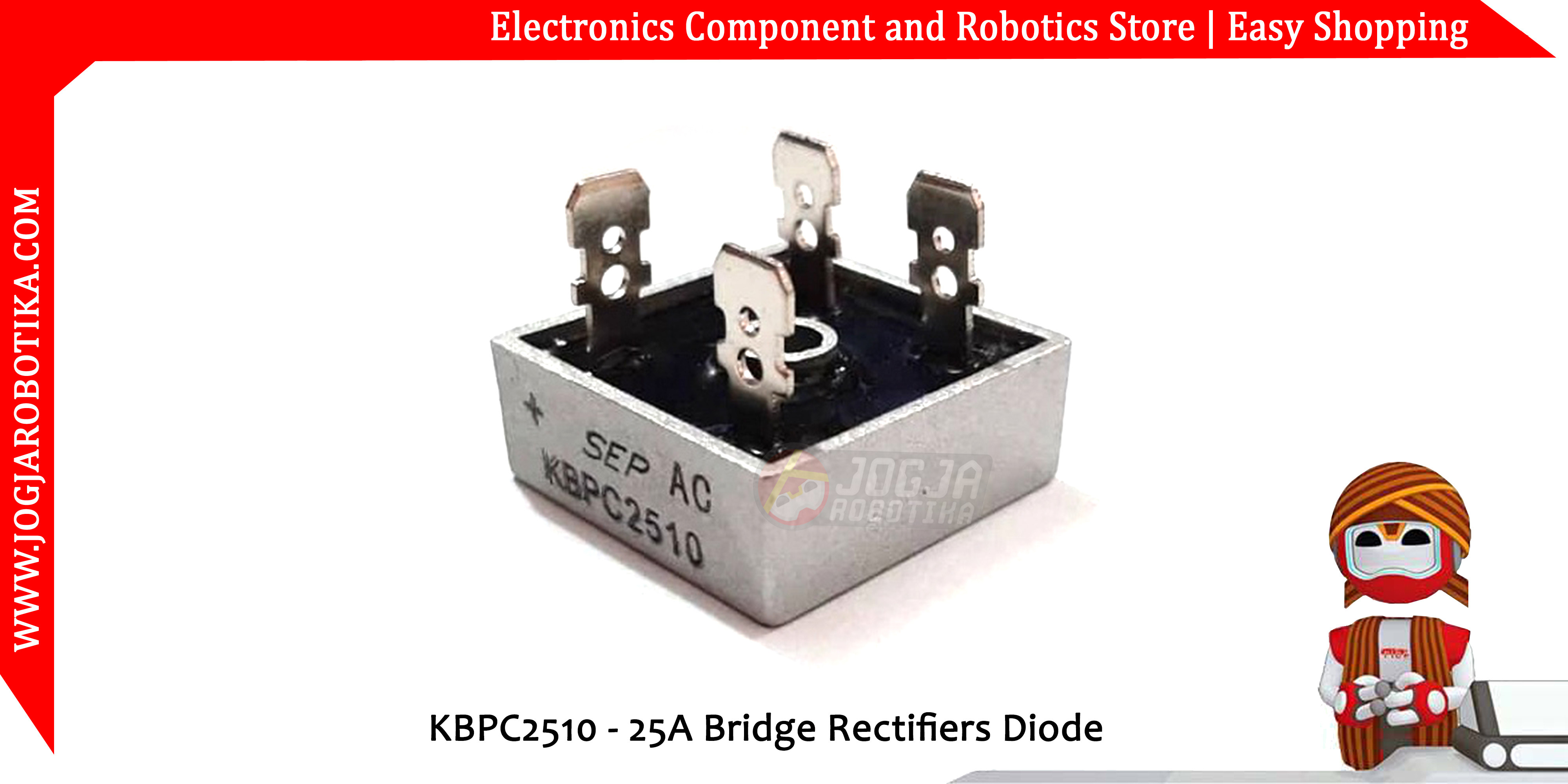 Dioda KBPC2510 - 25A Bridge Rectifiers Diode
