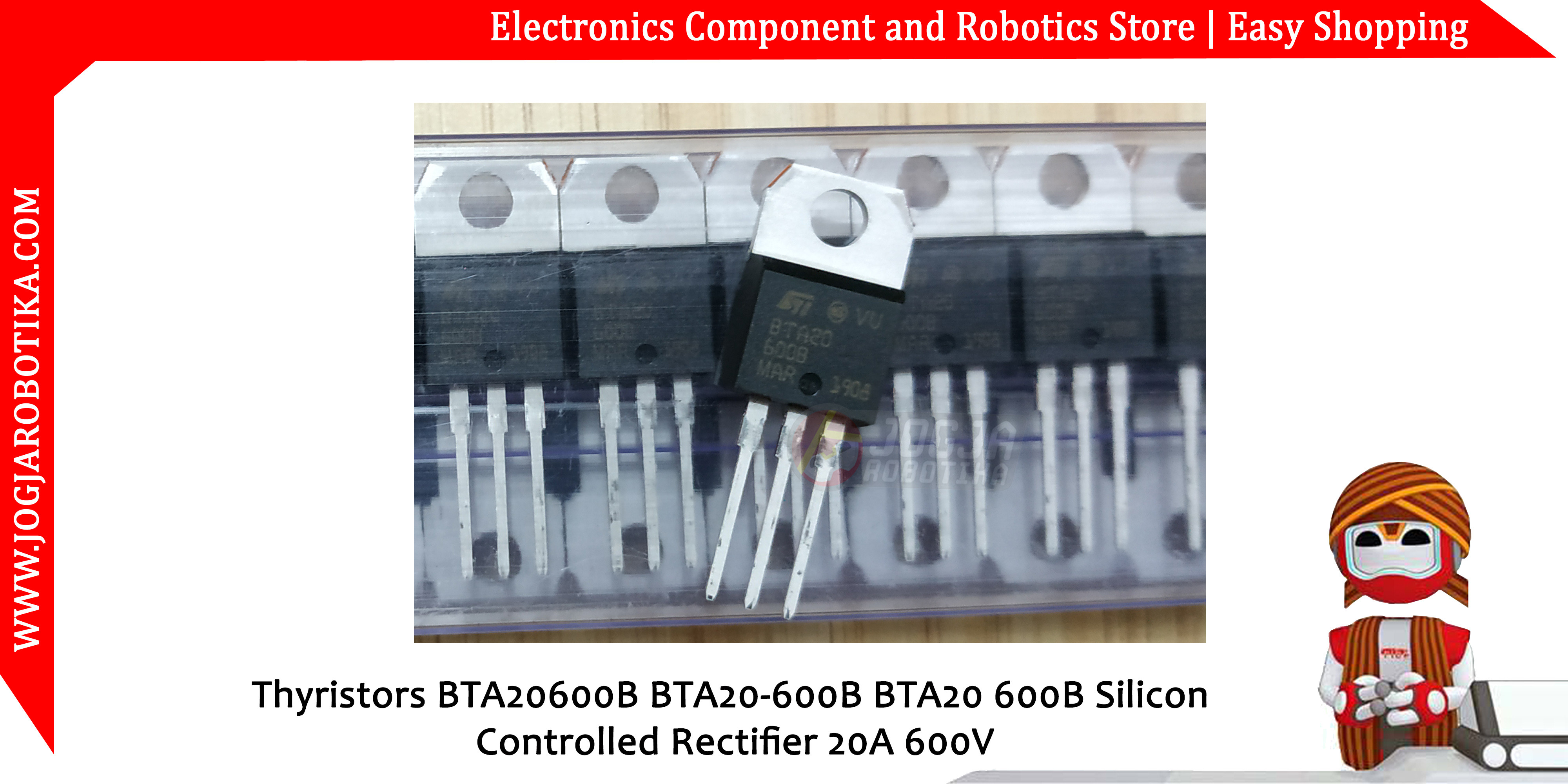 Thyristors BTA20600B BTA20-600B BTA20 600B Silicon Controlled Rectifier 20A 600V