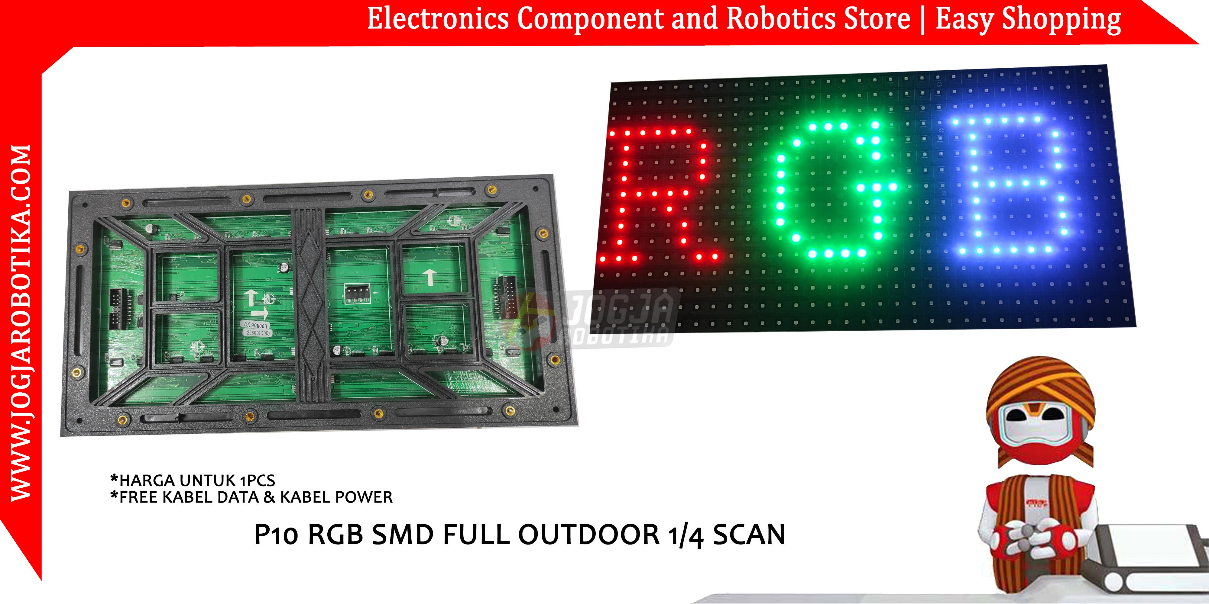 P10 RGB SMD FULL OUTDOOR 1/4 SCAN HUB 75