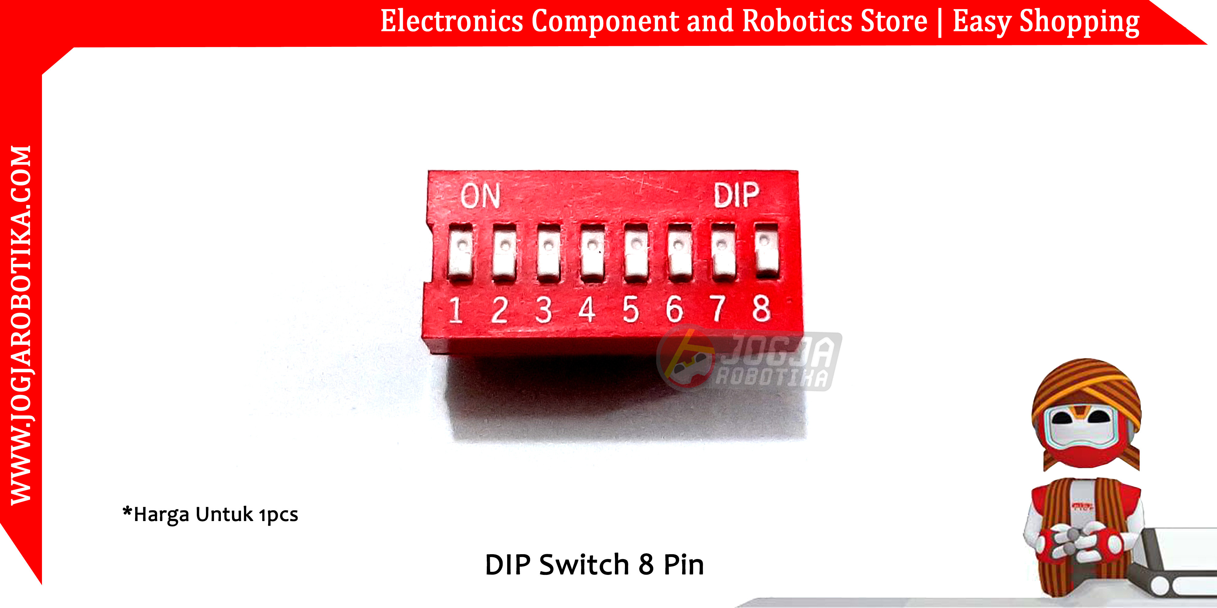 DIP Switch 8 Pin