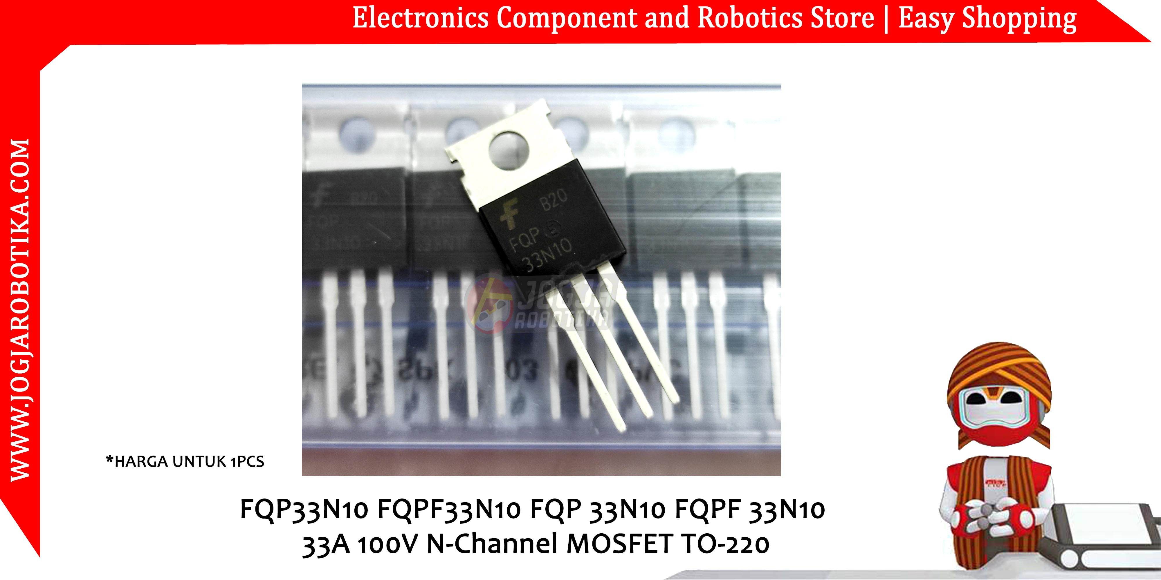 FQP33N10 FQPF33N10 FQP 33N10 FQPF 33N10 33A 100V N-Channel MOSFET TO-220