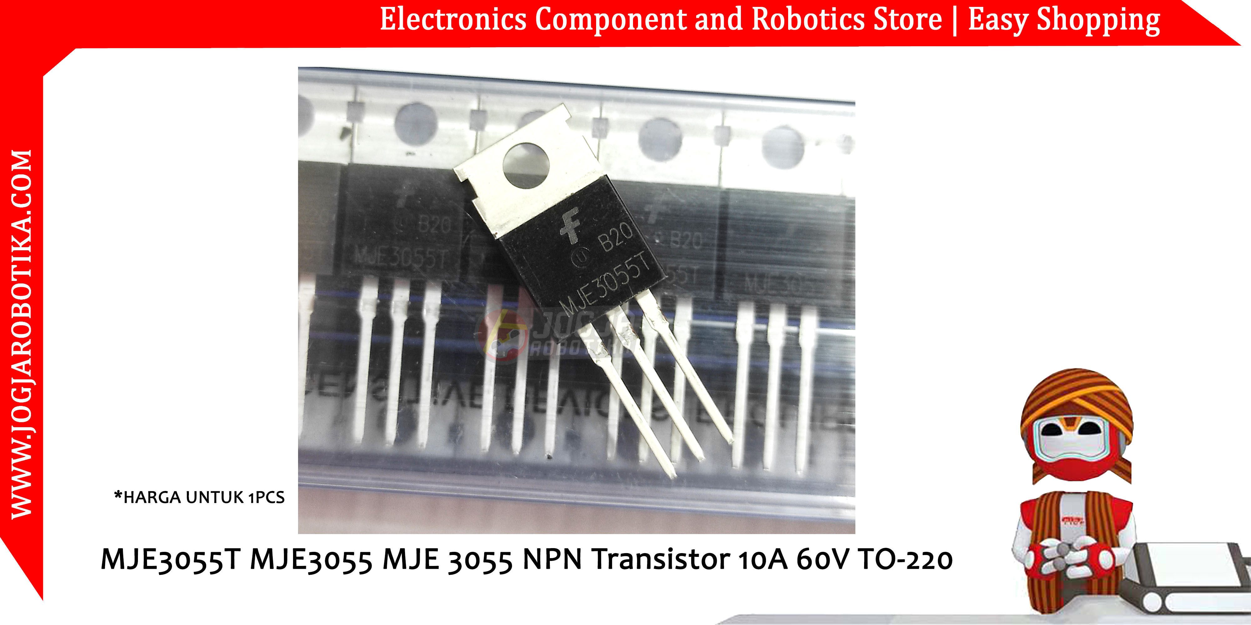 MJE3055T MJE3055 MJE 3055 NPN Transistor 10A 60V TO-220