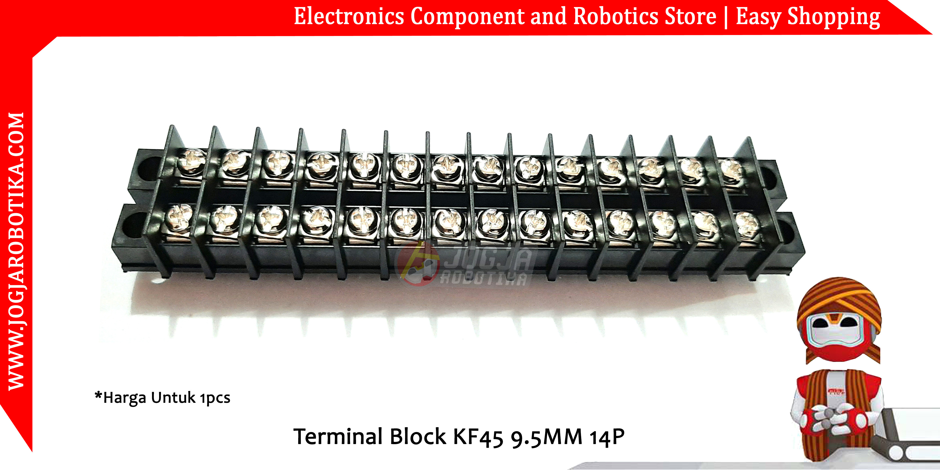 Terminal Block KF45 9.5mm 14P