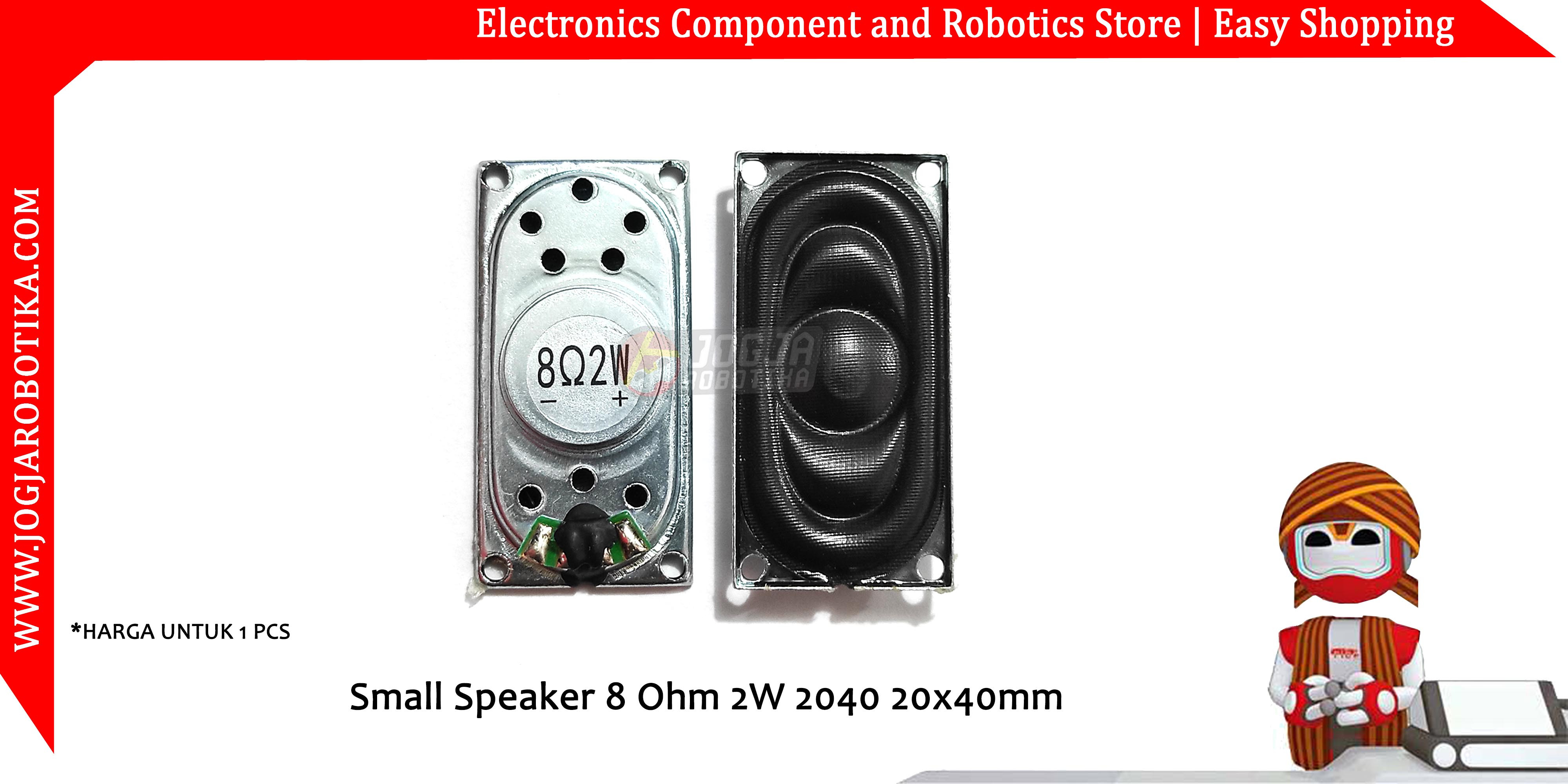 Small Speaker 8 Ohm 2W 2040 20x40mm