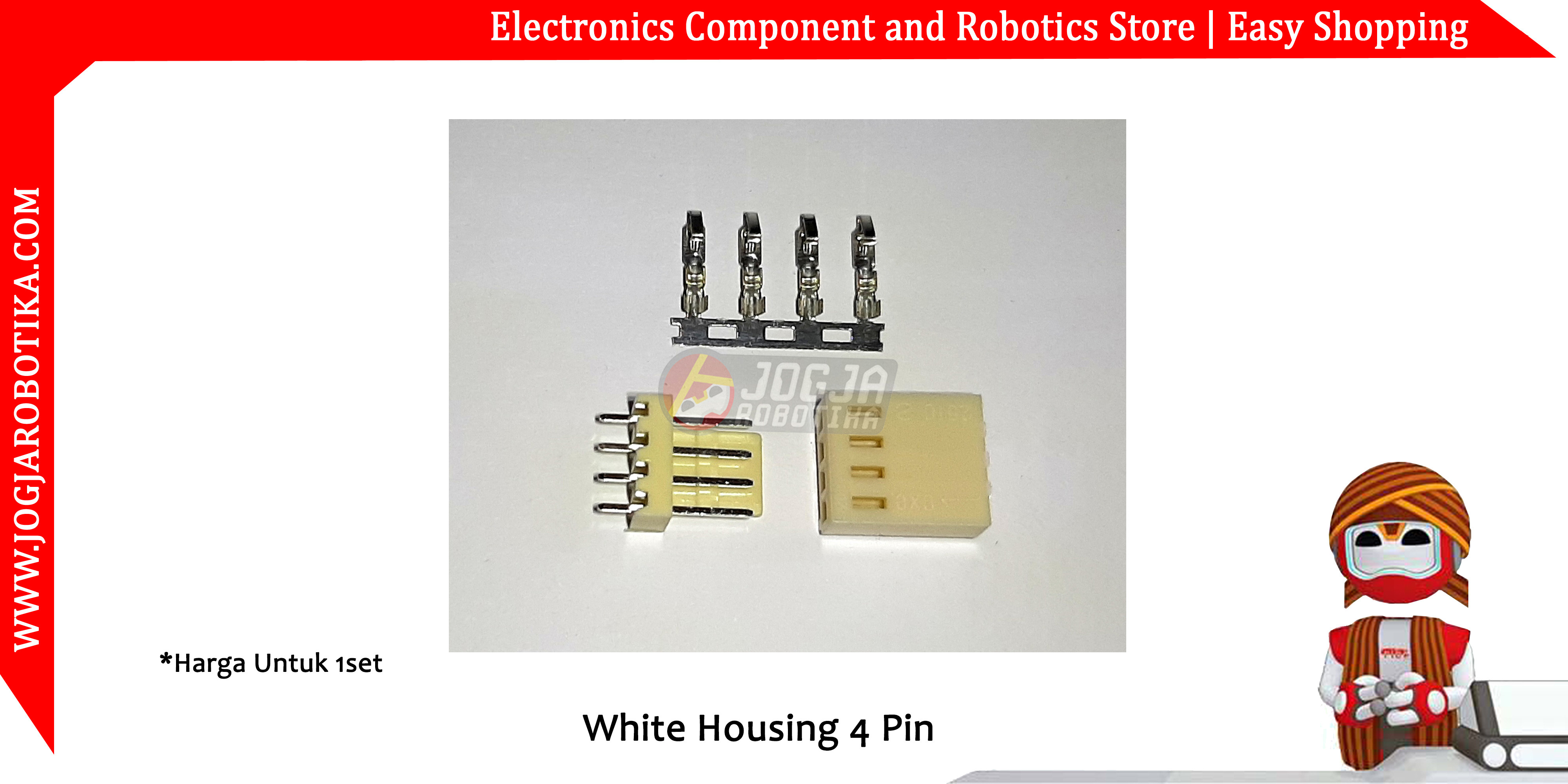 White Housing 4 Pin