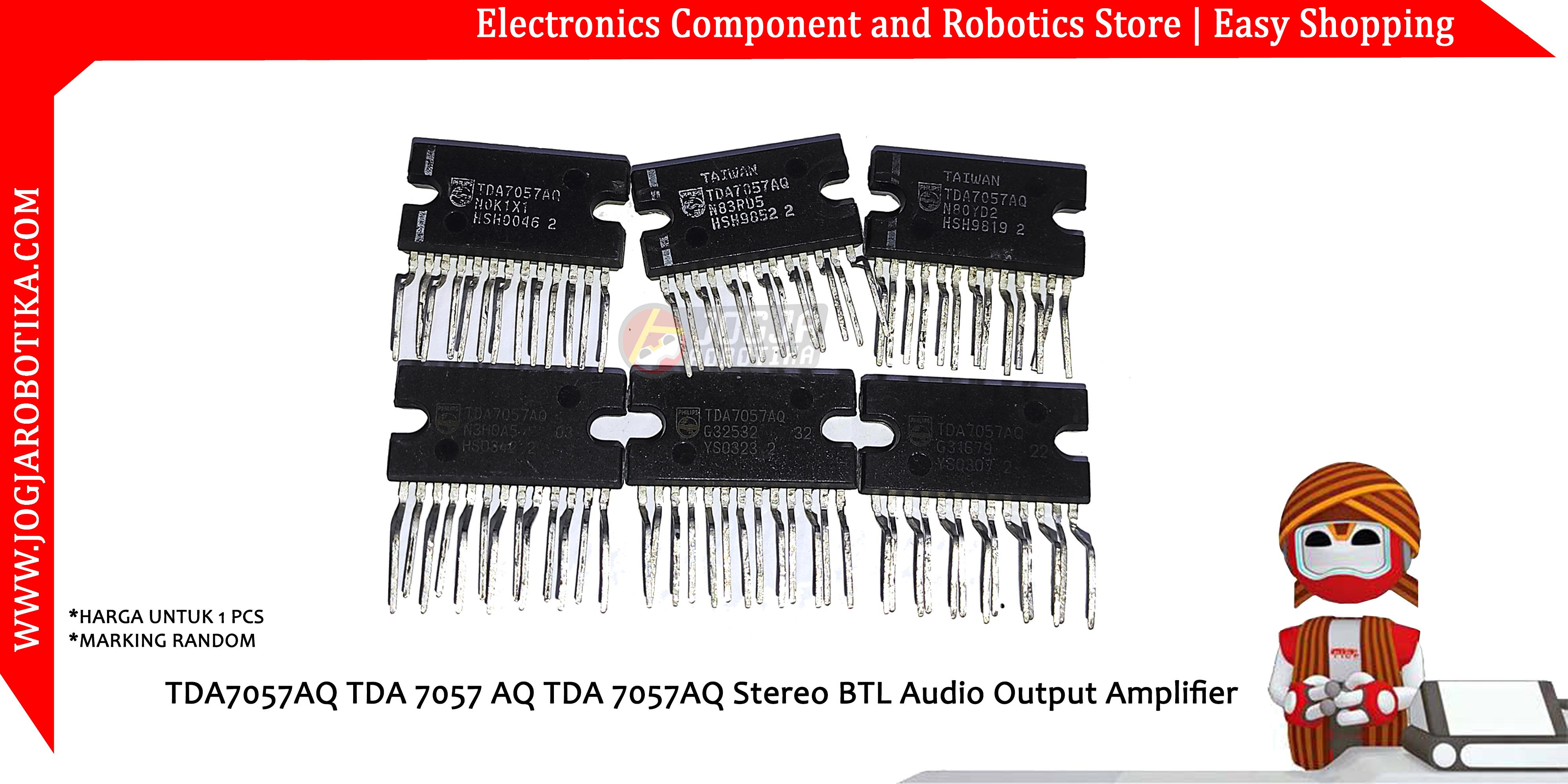 TDA7057AQ TDA 7057 AQ TDA 7057AQ Stereo BTL Audio Output Amplifier