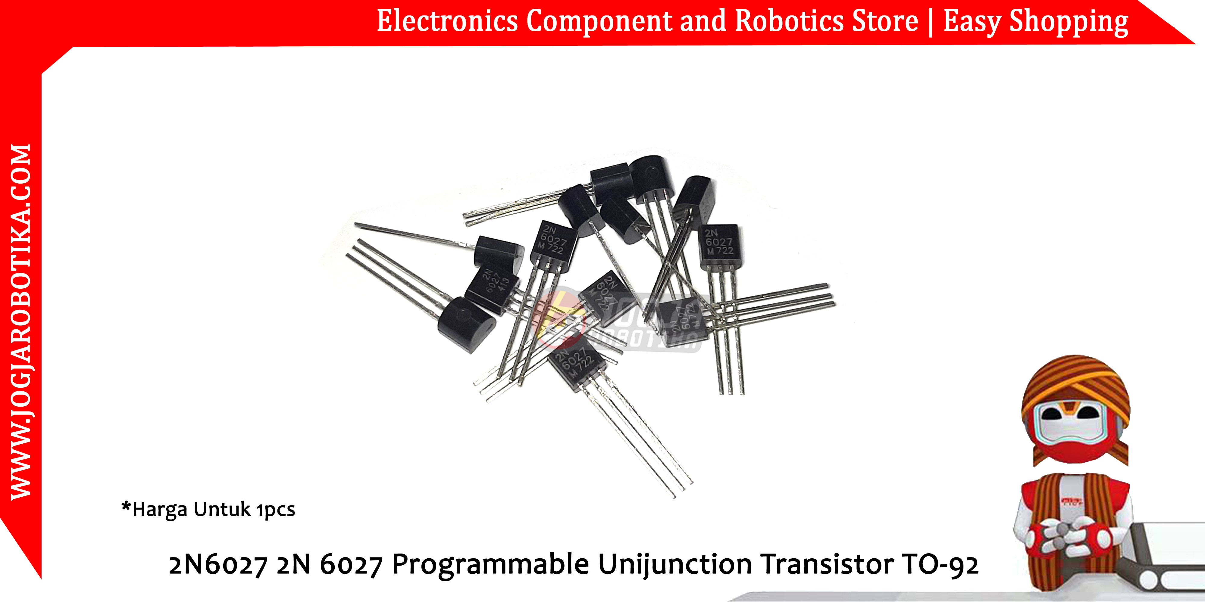 2N6027 2N 6027 Programmable Unijunction Transistor TO-92