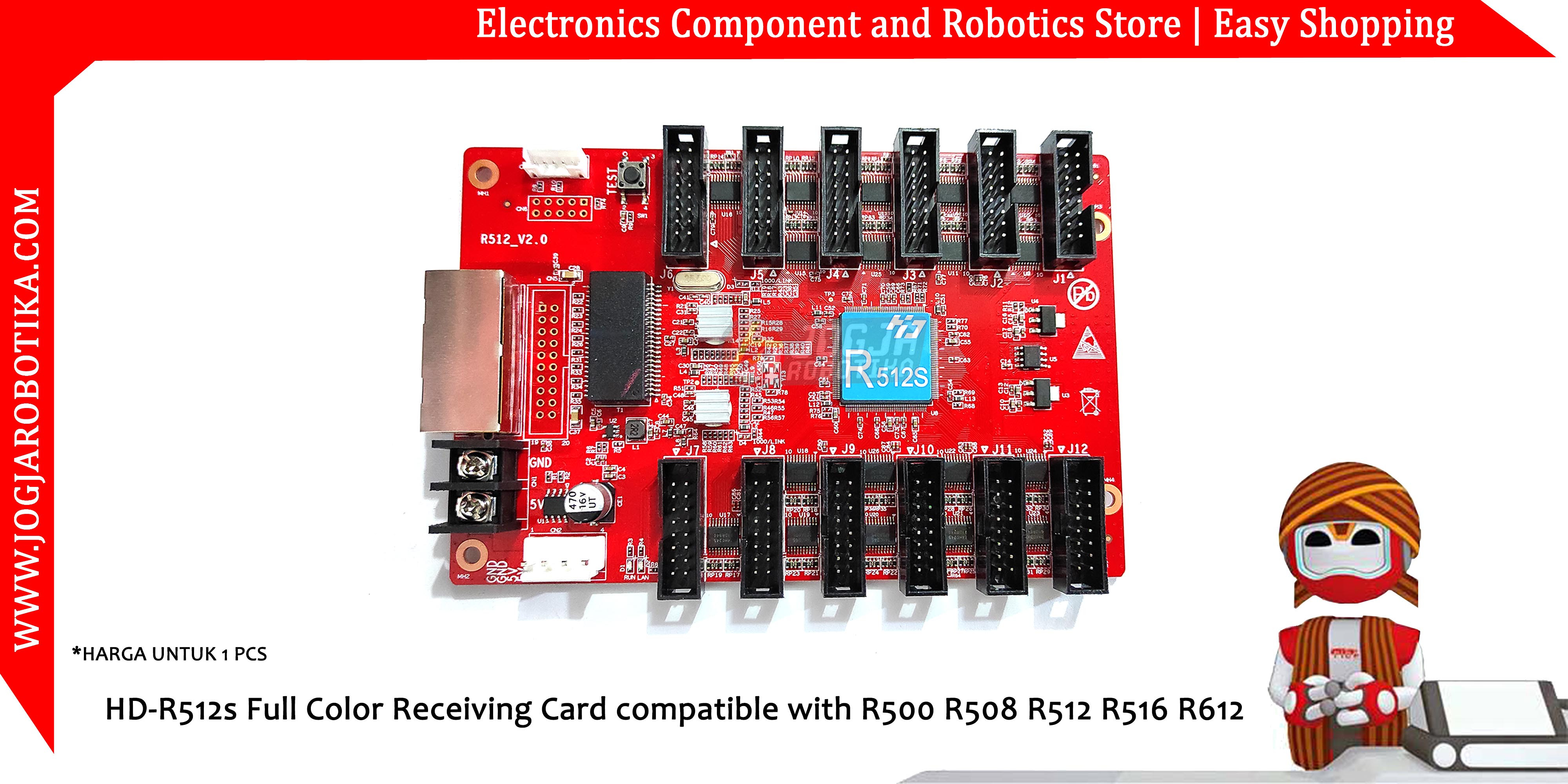 HD-R512s Full Color Receiving Card compatible with R500 R508 R512 R516 R612