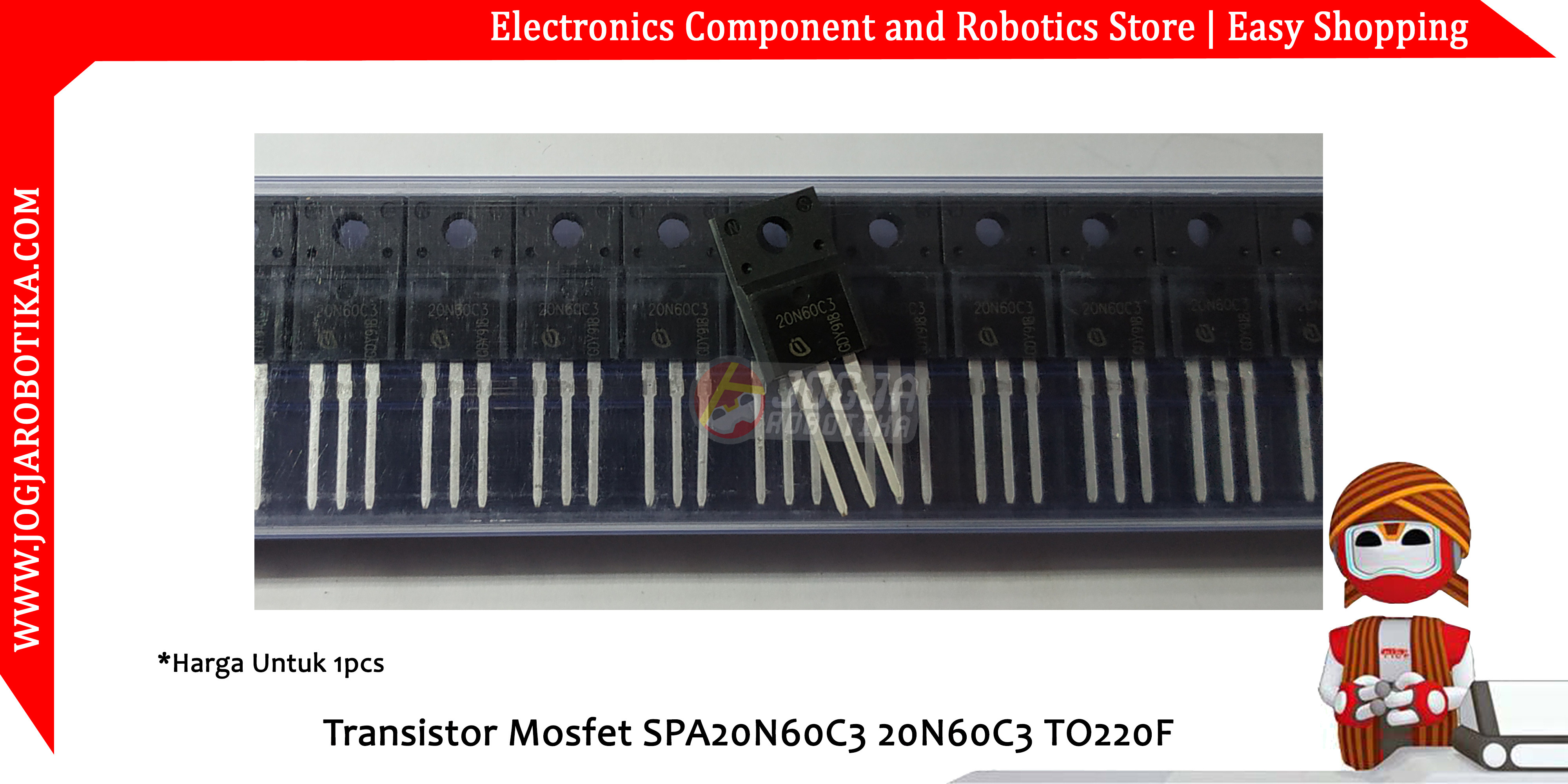 Transistor Mosfet SPA20N60C3 20N60C3 TO220F
