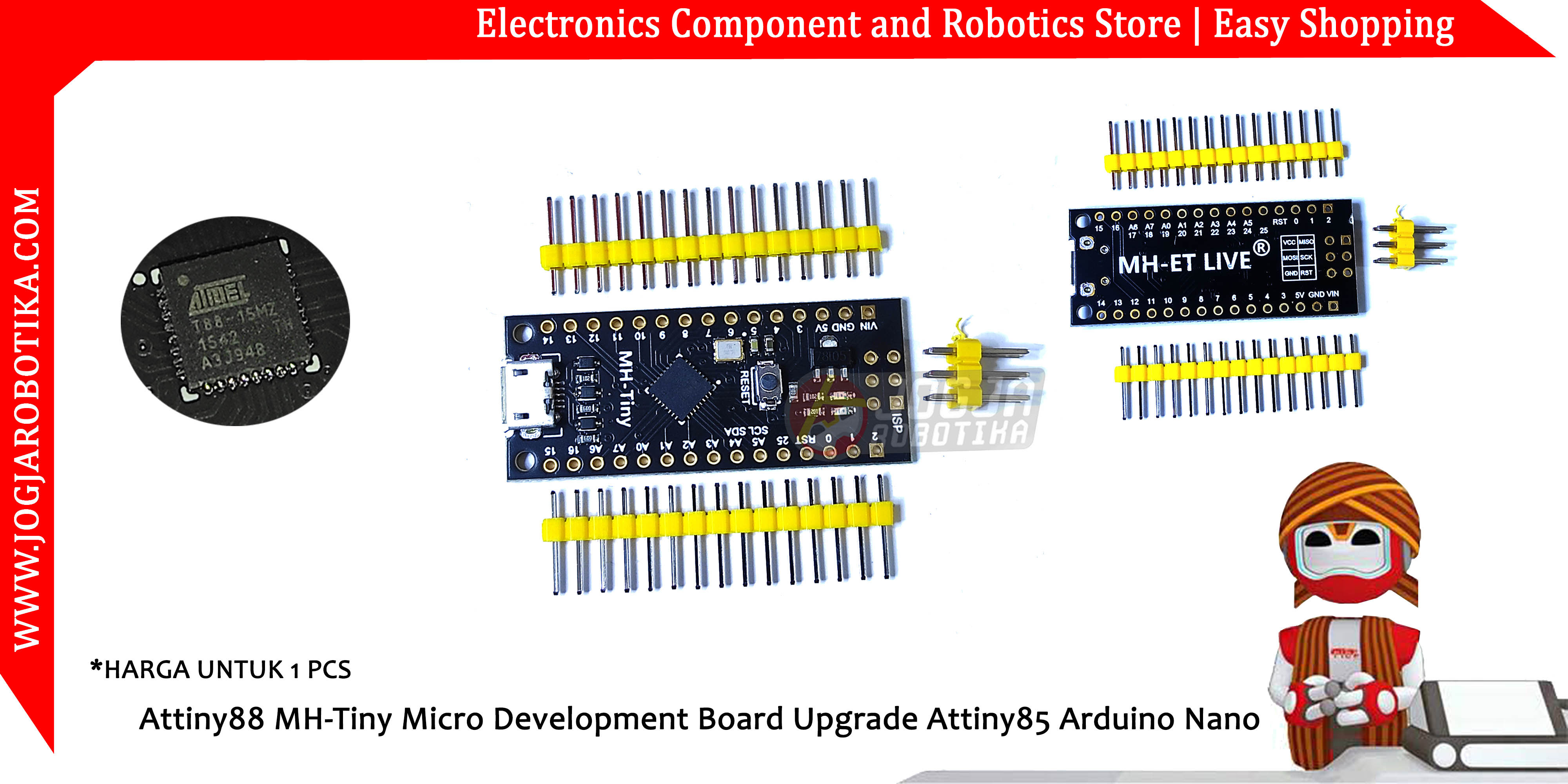 Attiny88 MH-Tiny Micro Development Board Upgrade Attiny85 Arduino Nano