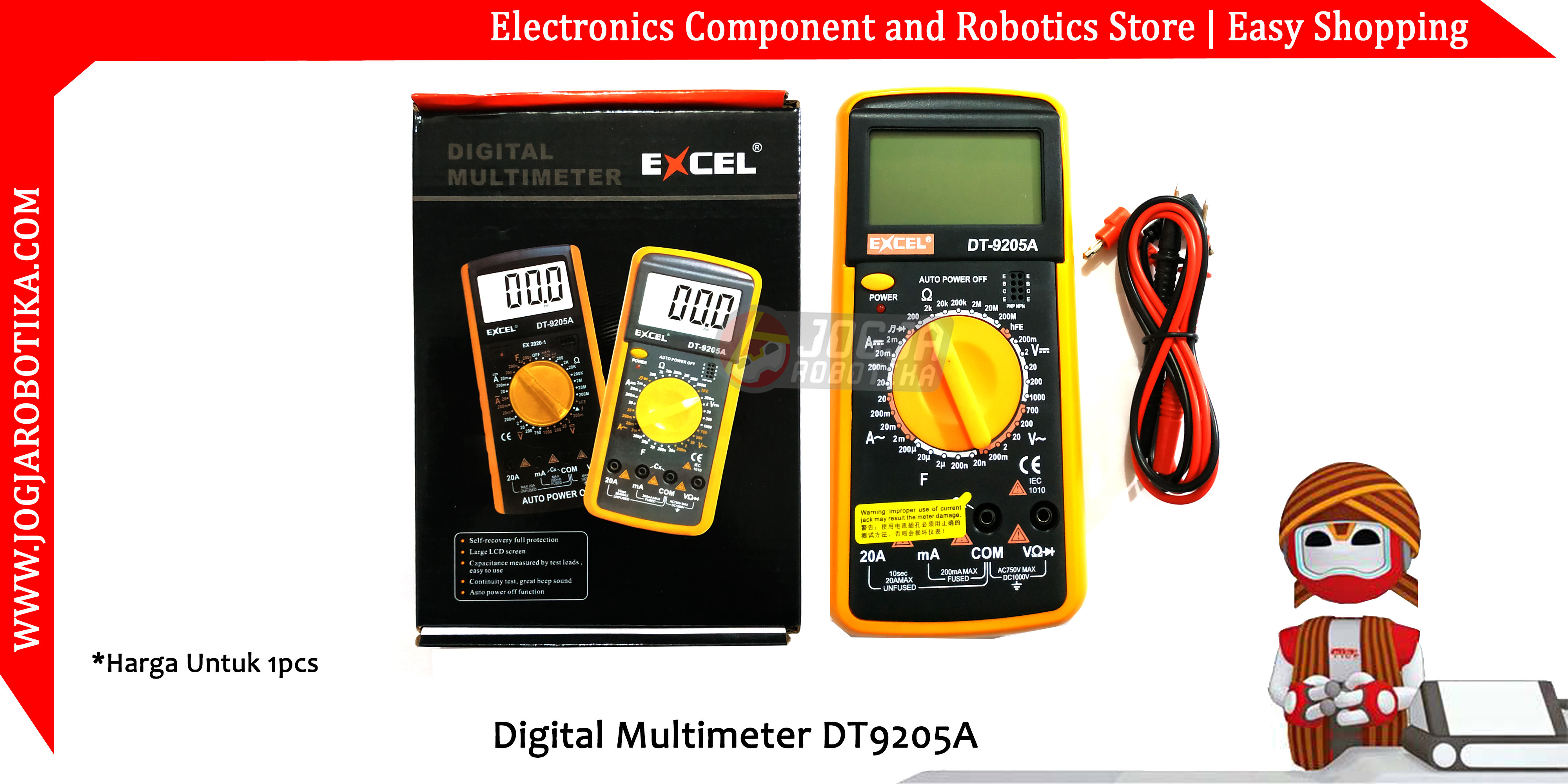 Digital Multimeter DT9205A