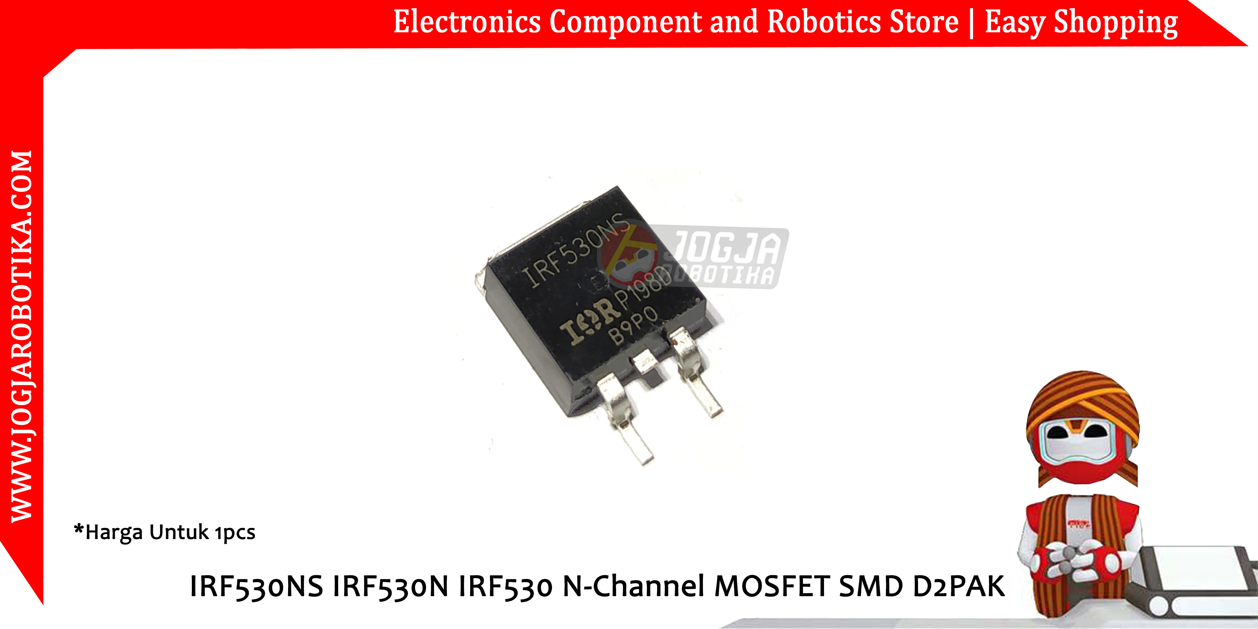 IRF530NS IRF530N IRF530 N-Channel MOSFET SMD D2PAK
