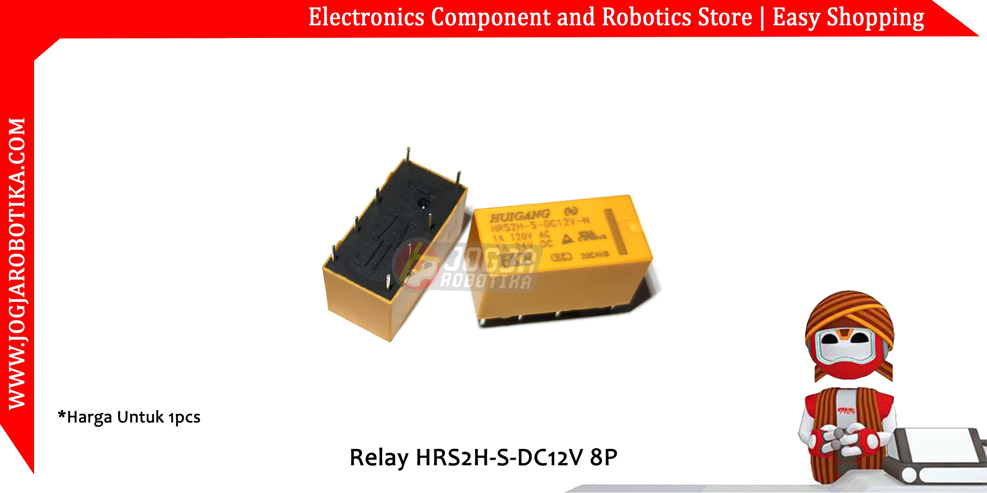 Relay HRS2H-S-DC12V 8P