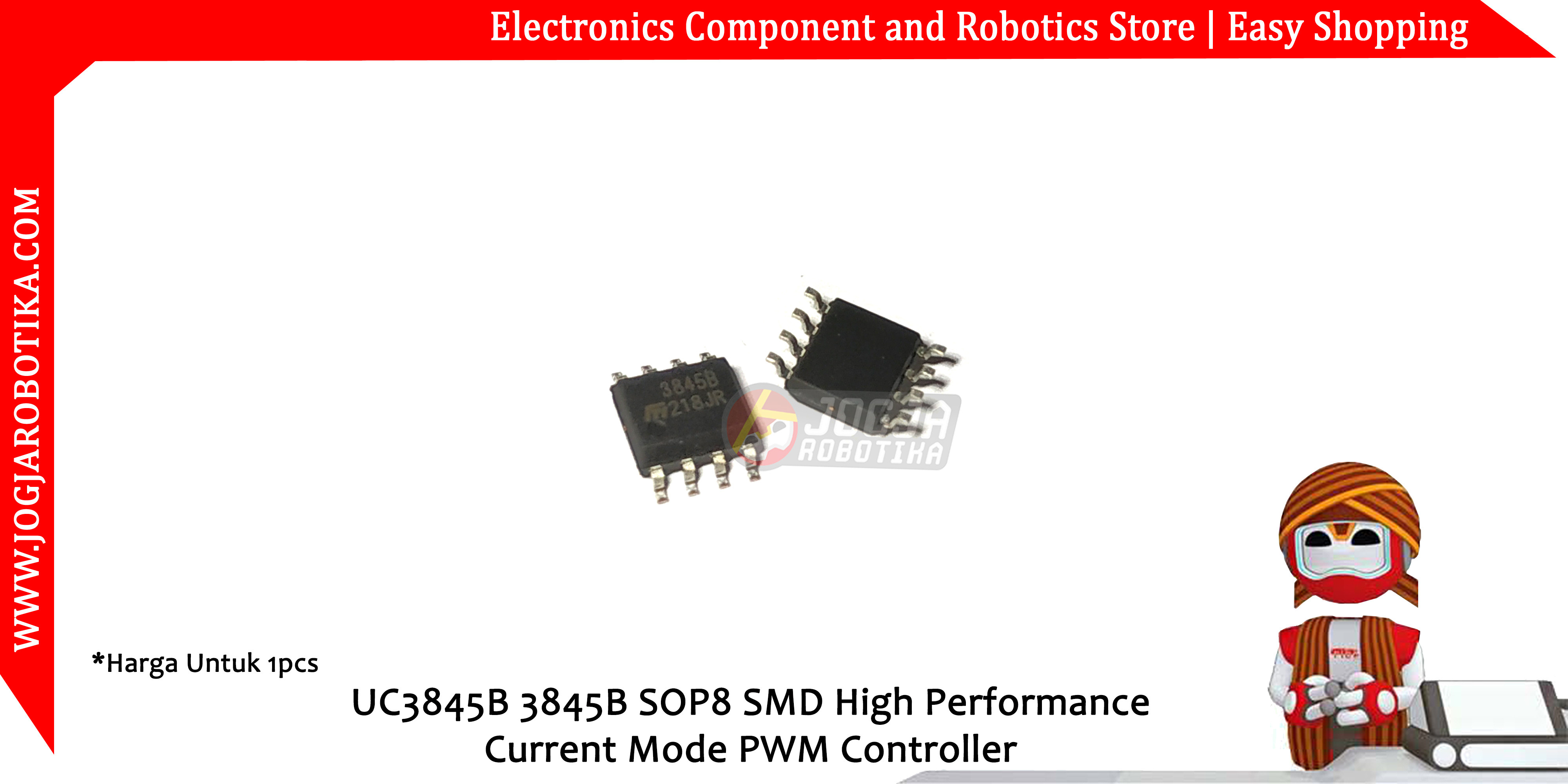UC3845B 3845B SOP8 SMD High Performance Current Mode PWM Controller