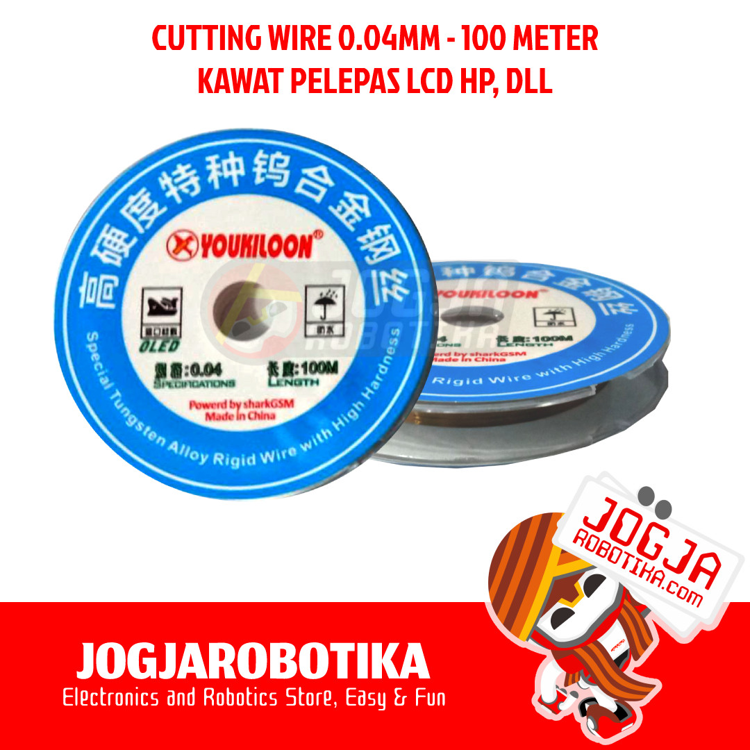 CUTTING WIRE 0.04MM 100M - PELEPAS LCD HP DLL